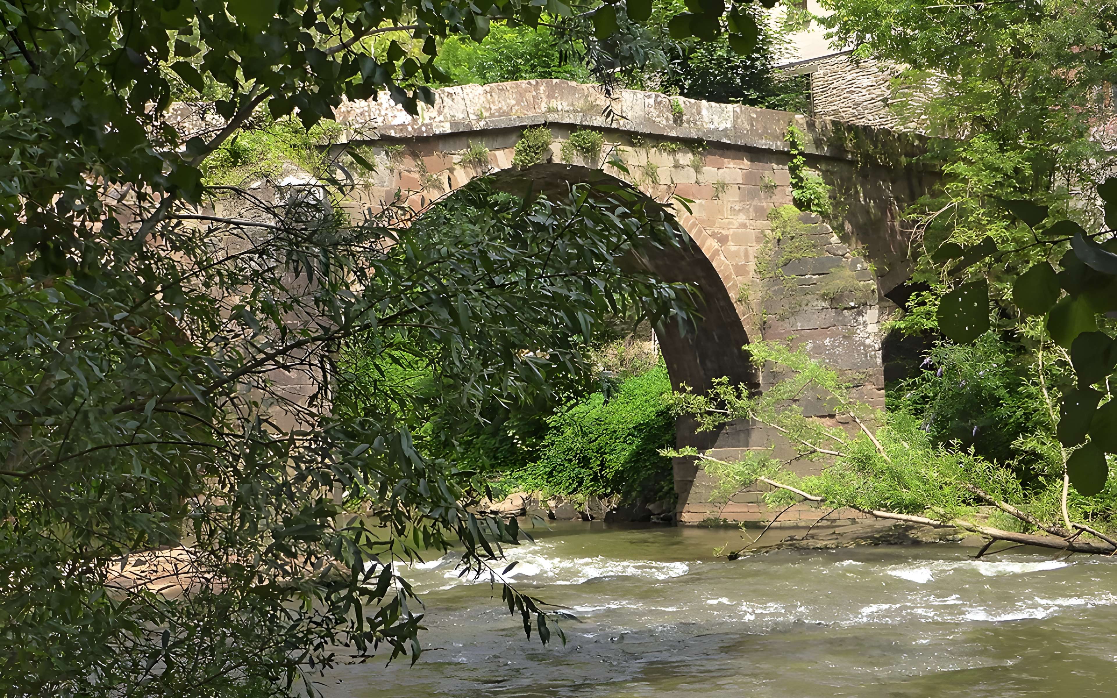 Pont sur le Dourdou à Conques