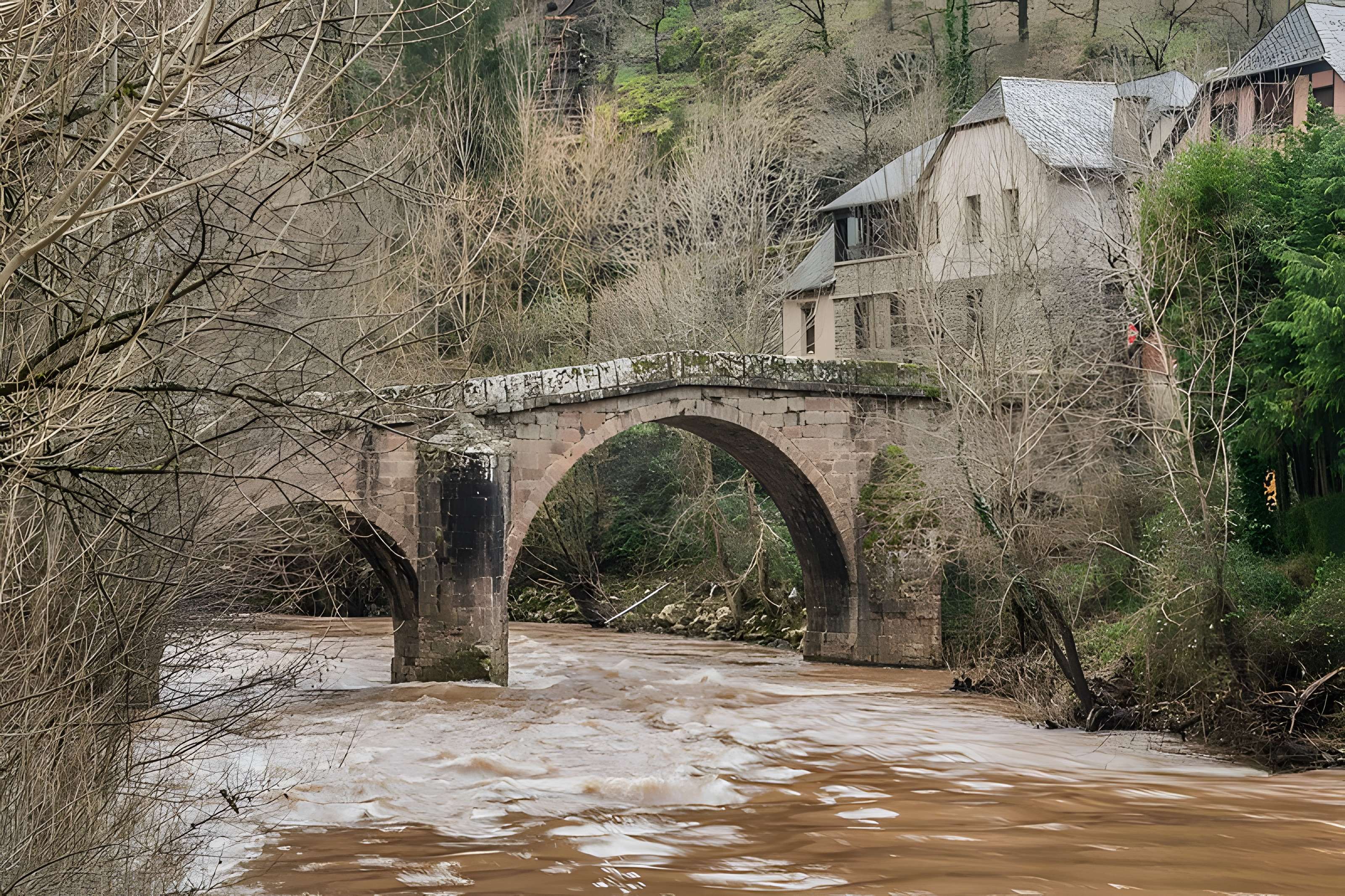 Pont sur le Dourdou à Conques