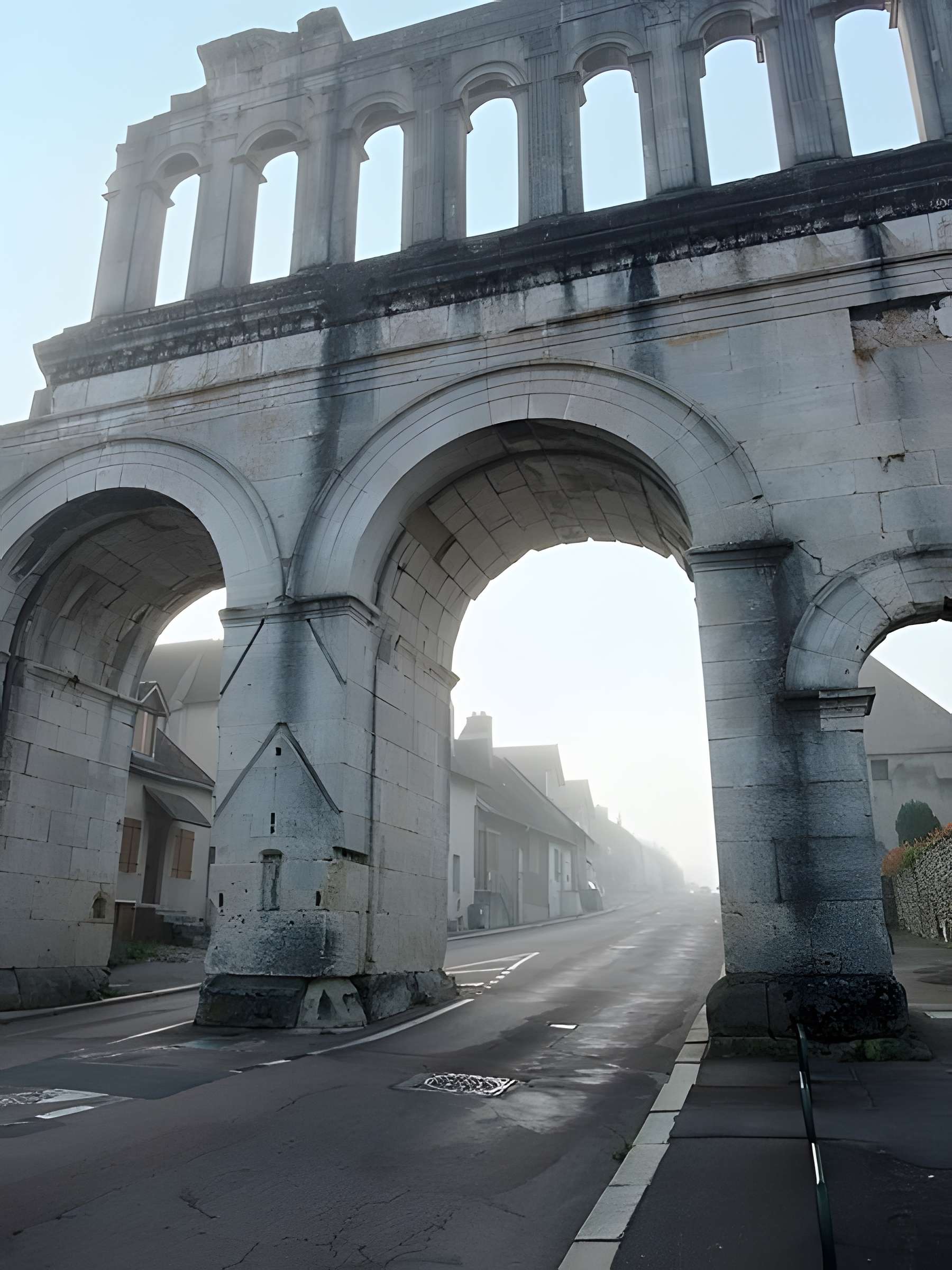 Porte d'Arroux à Autun