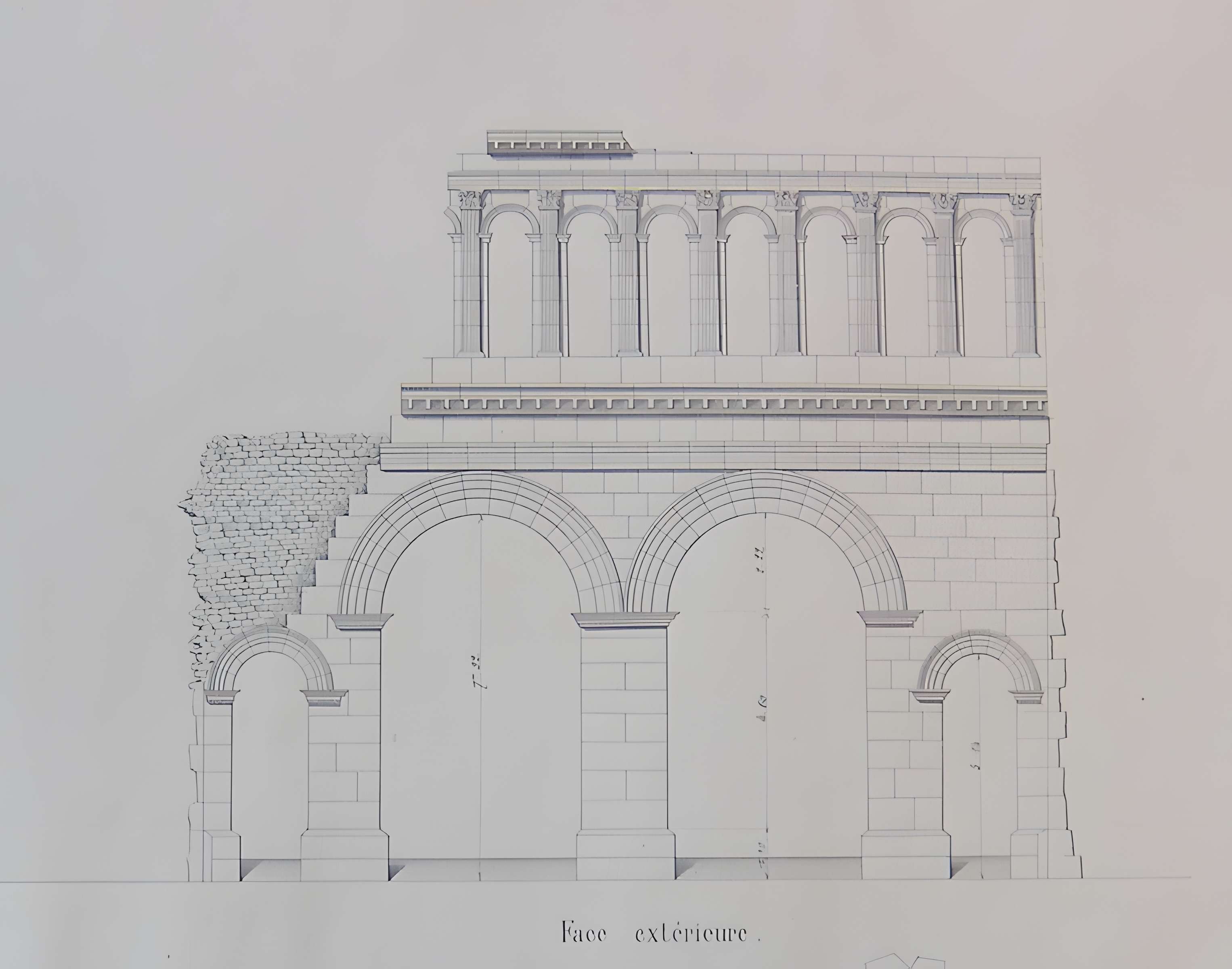 Porte d'Arroux à Autun