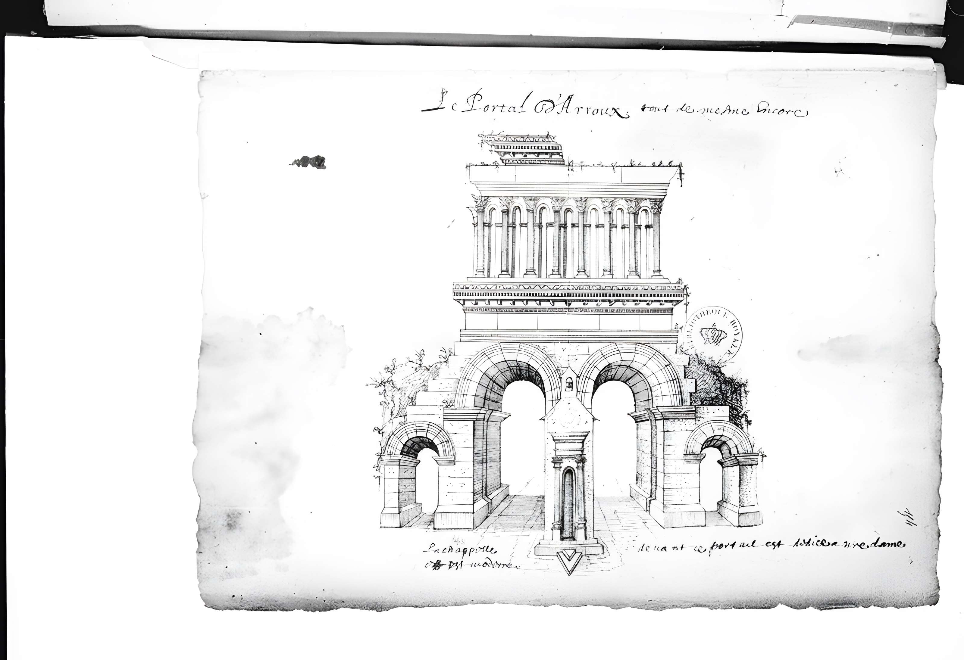 Porte d'Arroux à Autun
