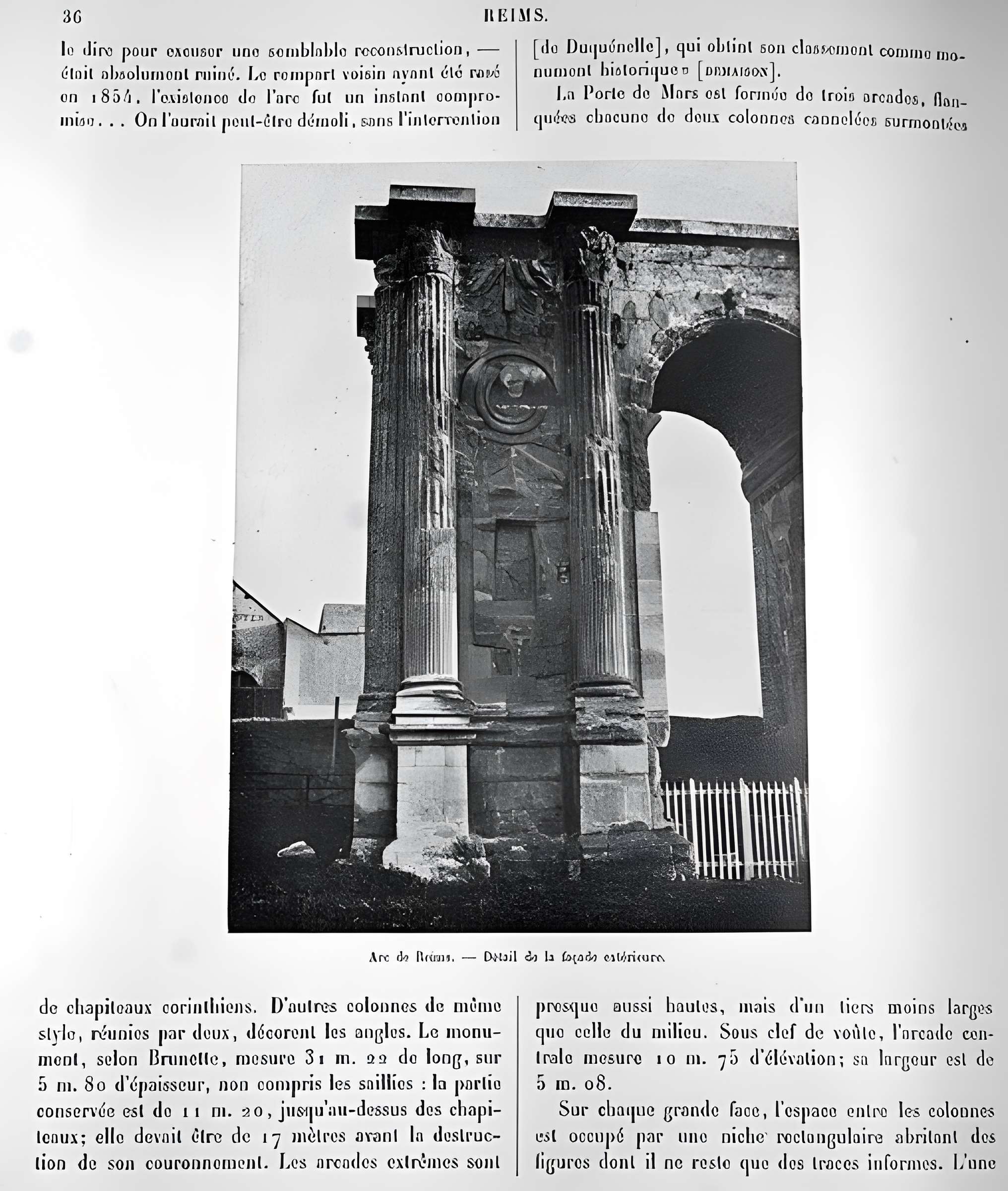 Porte de Mars à Reims