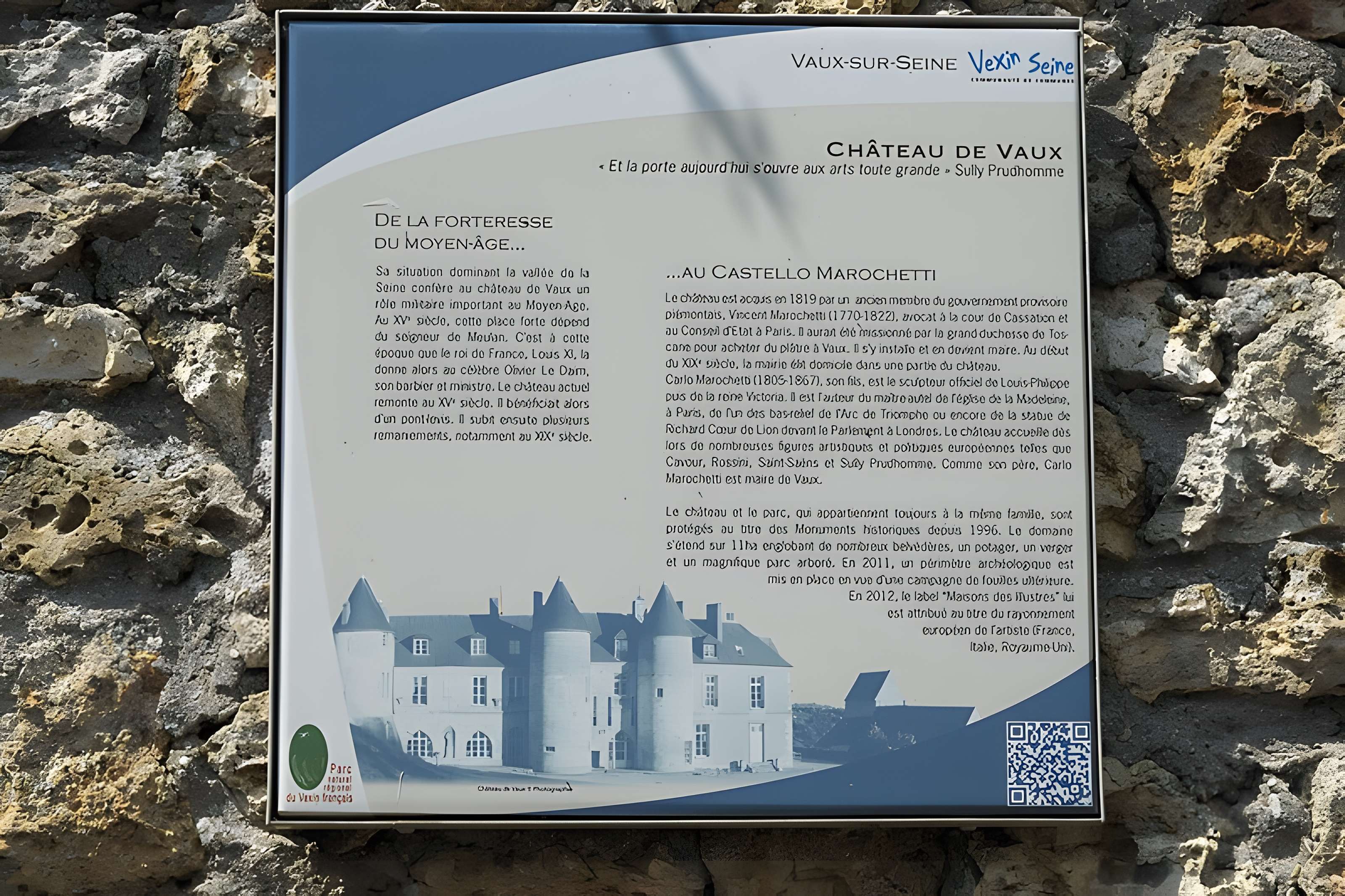 Château de Vaux à Vaux-sur-Seine