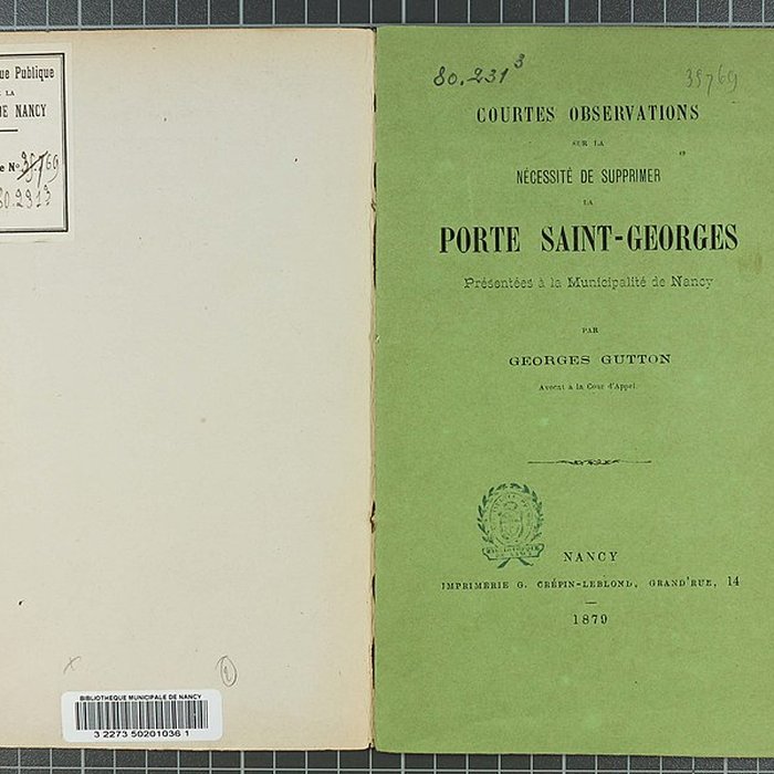 Photo de Porte Saint-Georges de Nancy