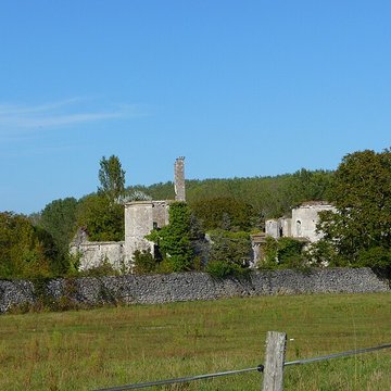 Ruines du château dHommes