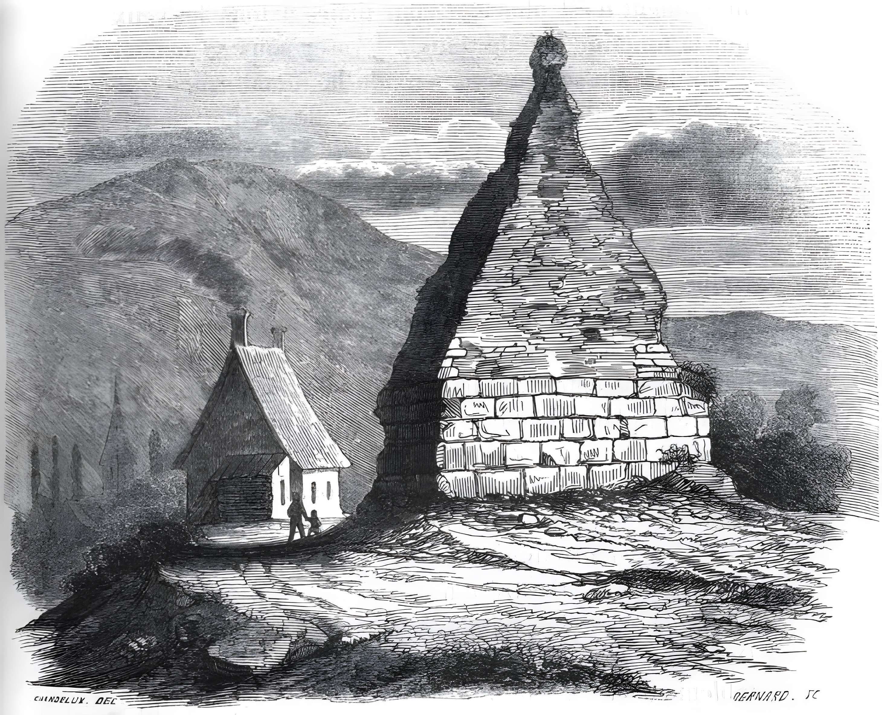 Pyramide de Couhard à Autun