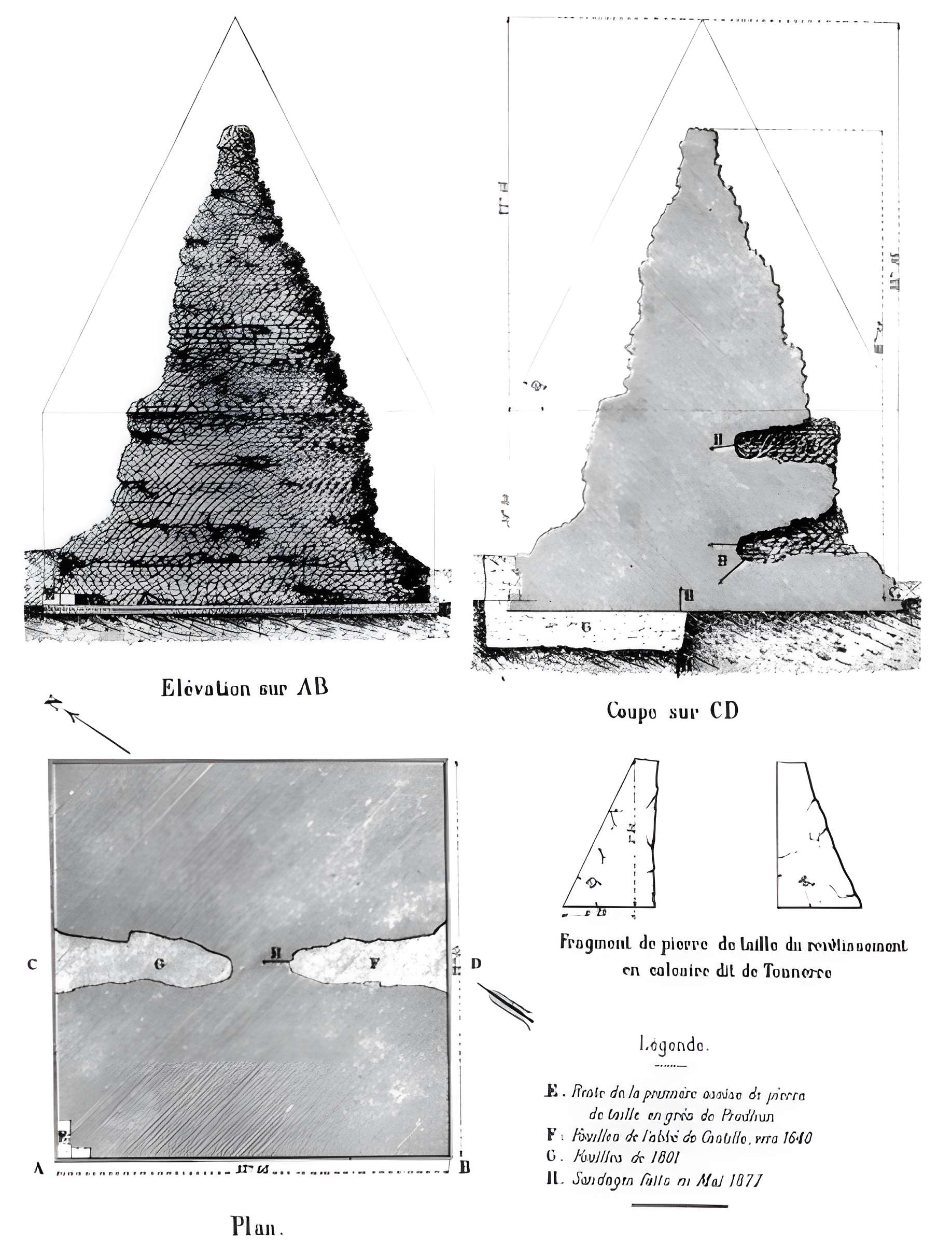 Pyramide de Couhard à Autun