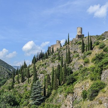 Ruines des quatre châteaux de Lastours