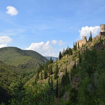 Ruines des quatre châteaux de Lastours