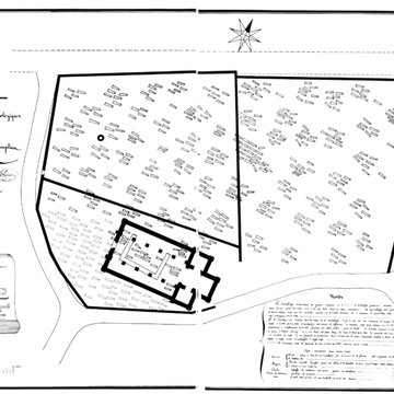 Ruines de la chapelle romane de Champlieu à Orrouy 