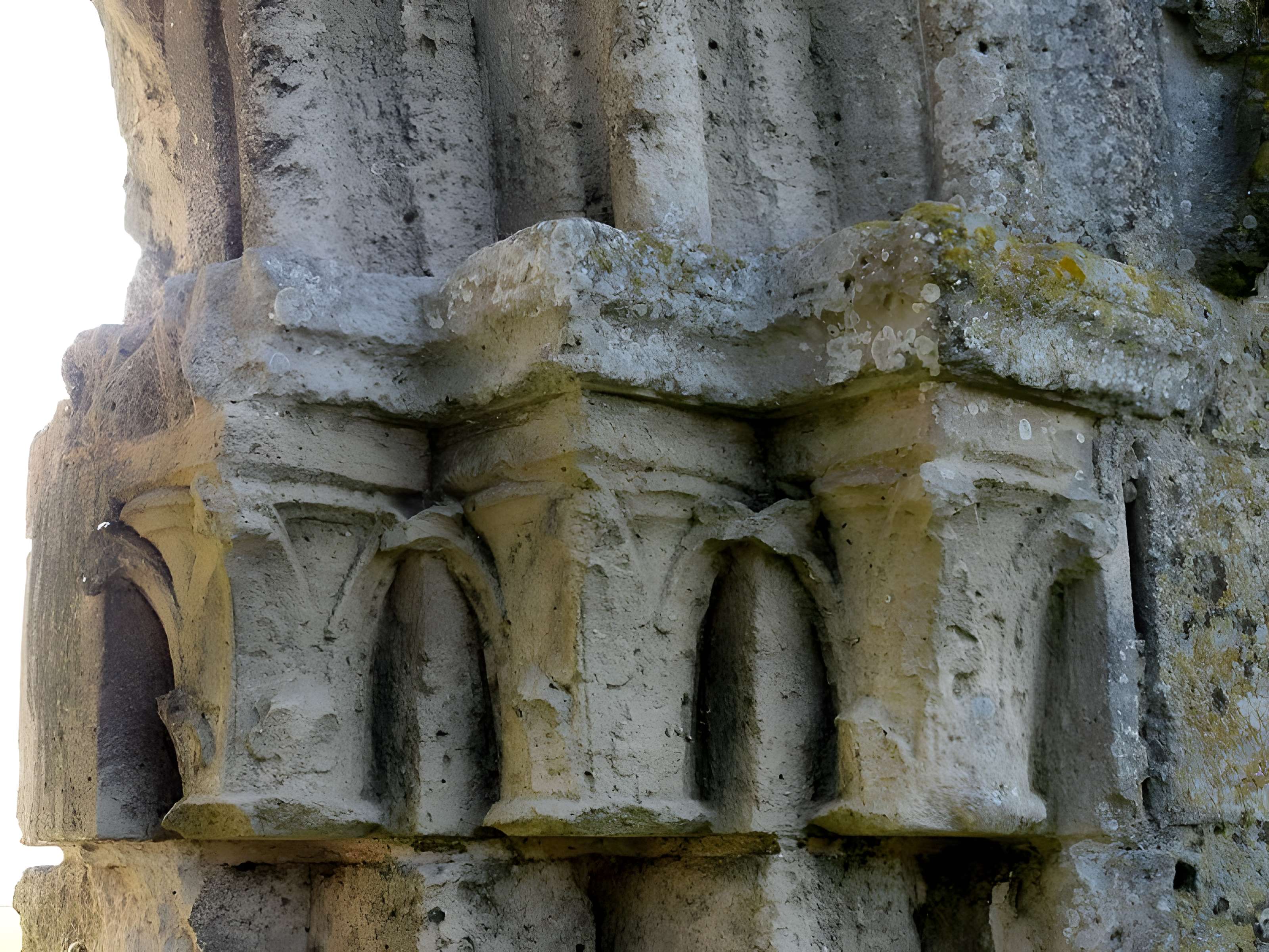 Ruines de la chapelle romane de Champlieu à Orrouy 