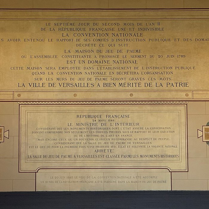 Photo de Salle du Jeu de paume de Versailles