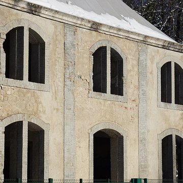Chevalement du puits Sainte-Marie à Ronchamp