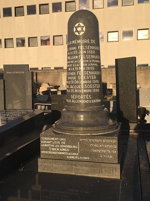 Cimetière des Juifs portugais à Bordeaux