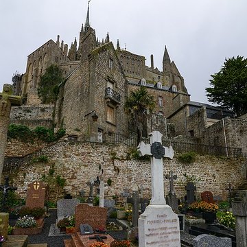 Cimetière communal et son enceinte entourant léglise