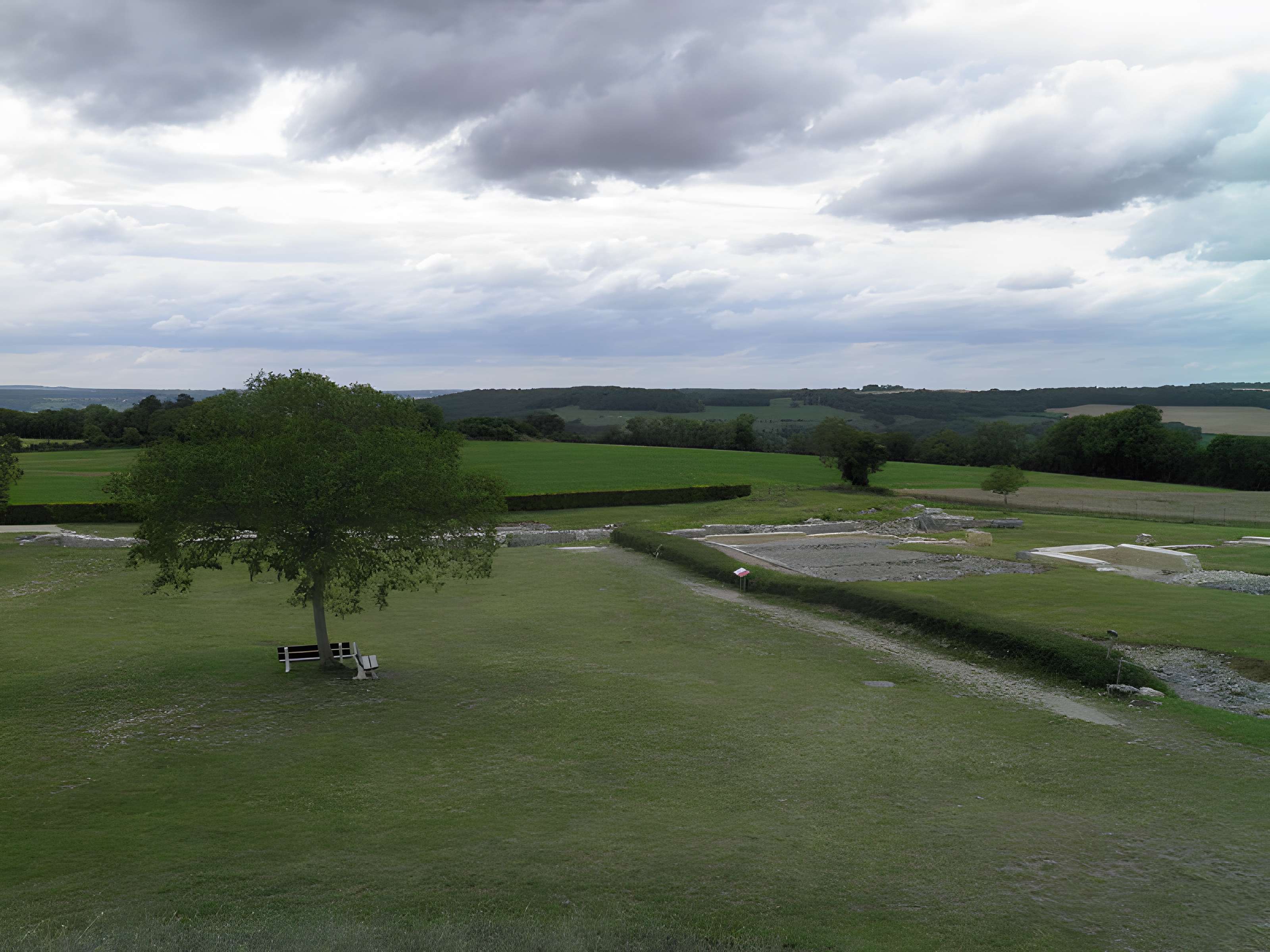 Site archéologique d'Alésia à Alise-Sainte-Reine
