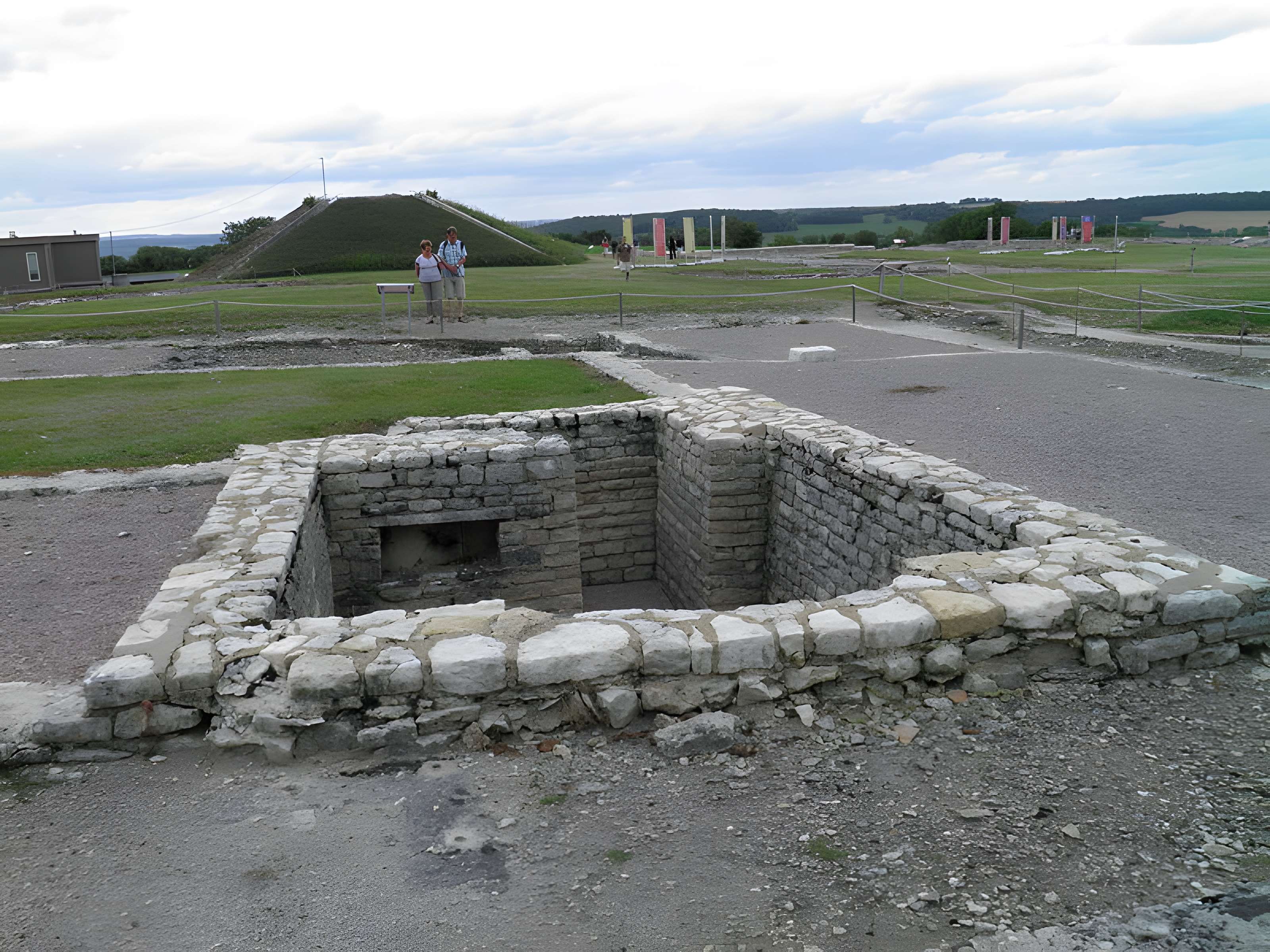 Site archéologique d'Alésia à Alise-Sainte-Reine