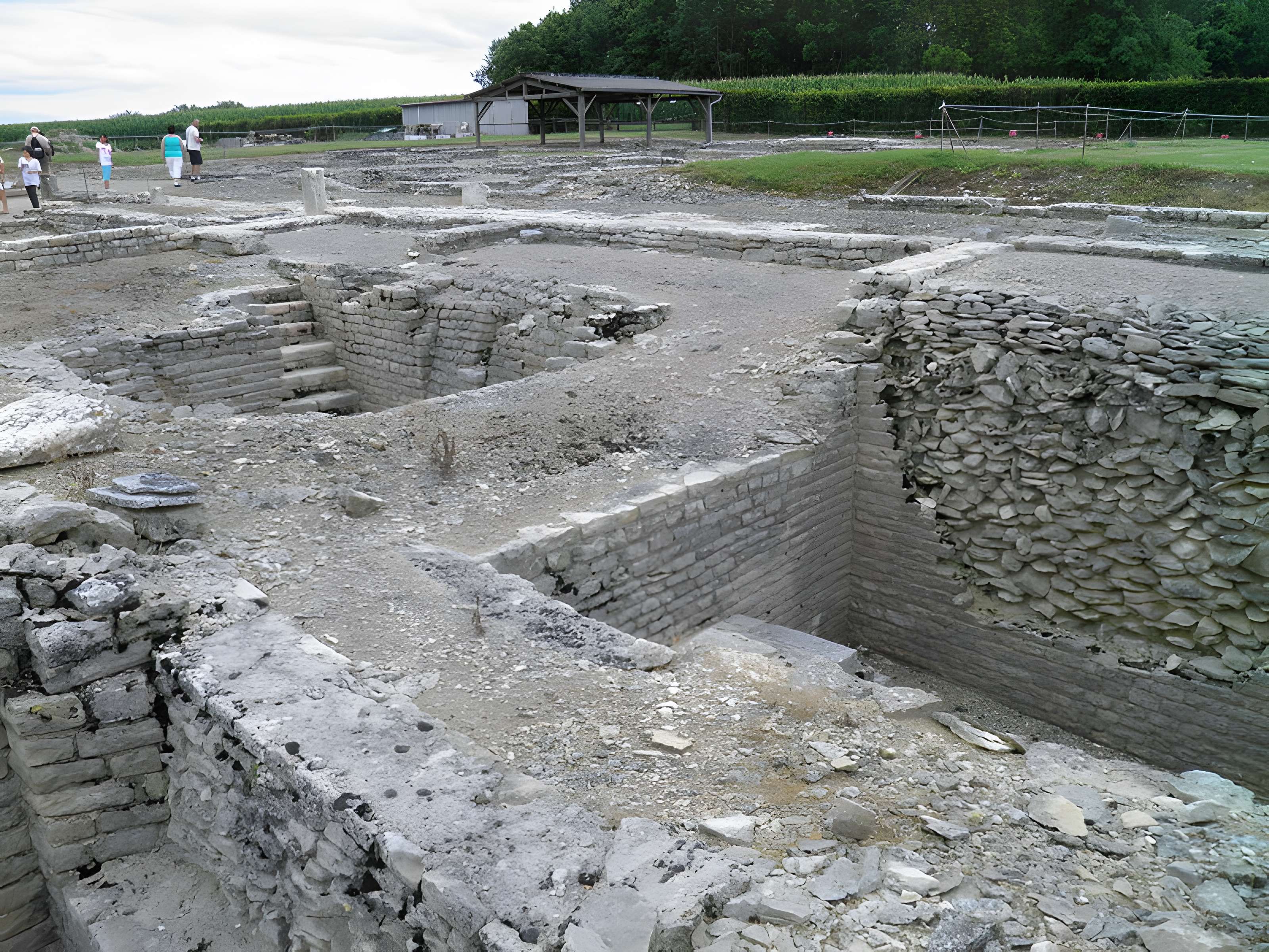 Site archéologique d'Alésia à Alise-Sainte-Reine