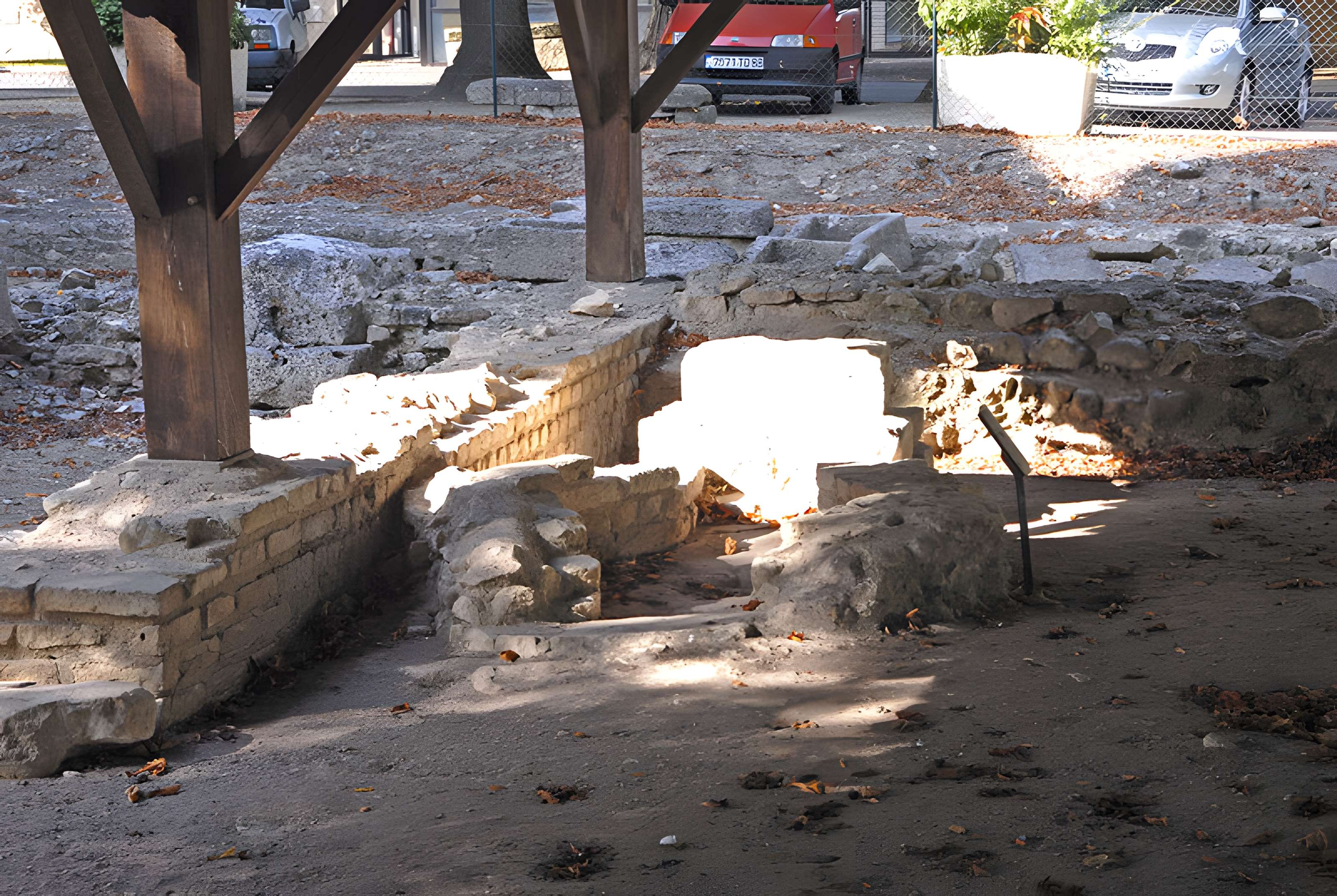 Terrain de fouilles archéologiques