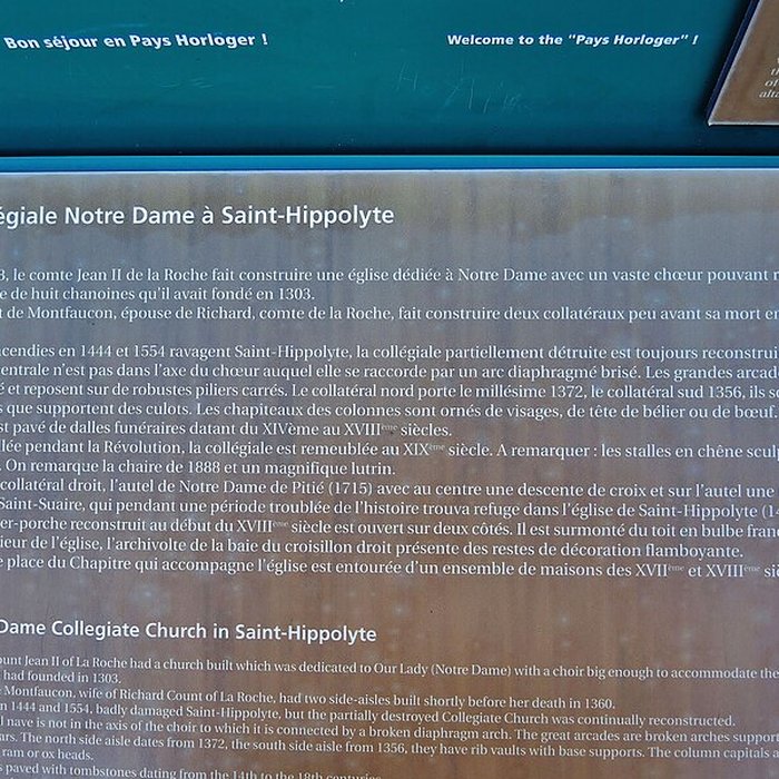Photo de Collégiale Notre-Dame de Saint-Hippolyte