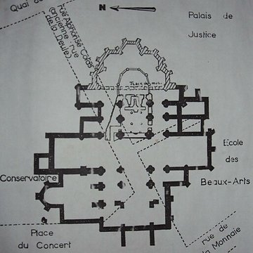 Vestiges de lancienne collégiale Saint-Pierre