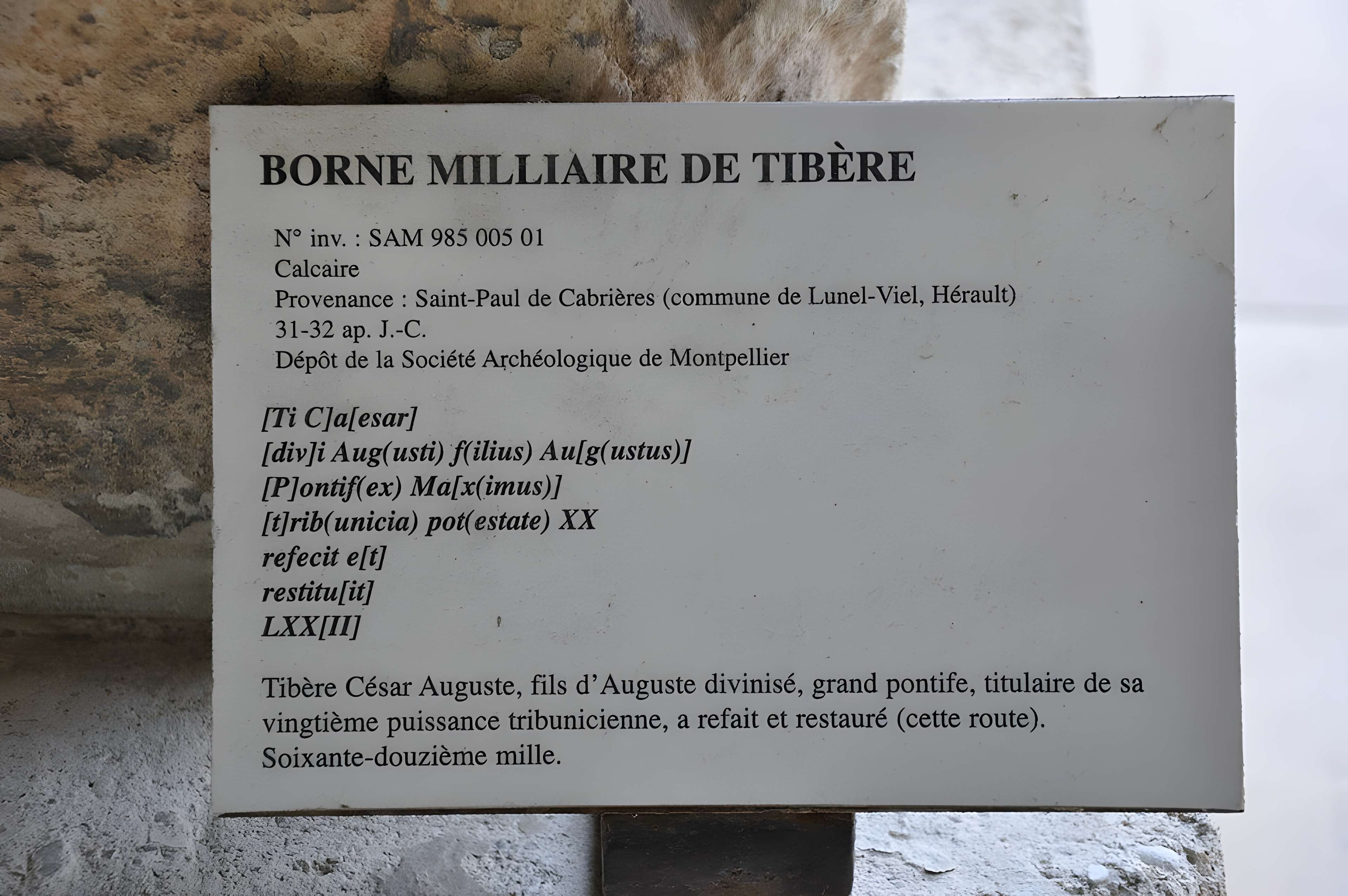 Site archéologique de Lattara à Lattes