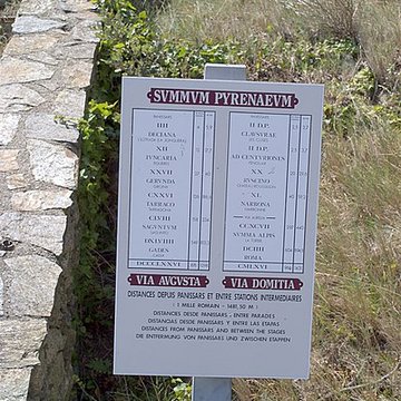 Site archéologique du Panissars, situé au col de Panissars