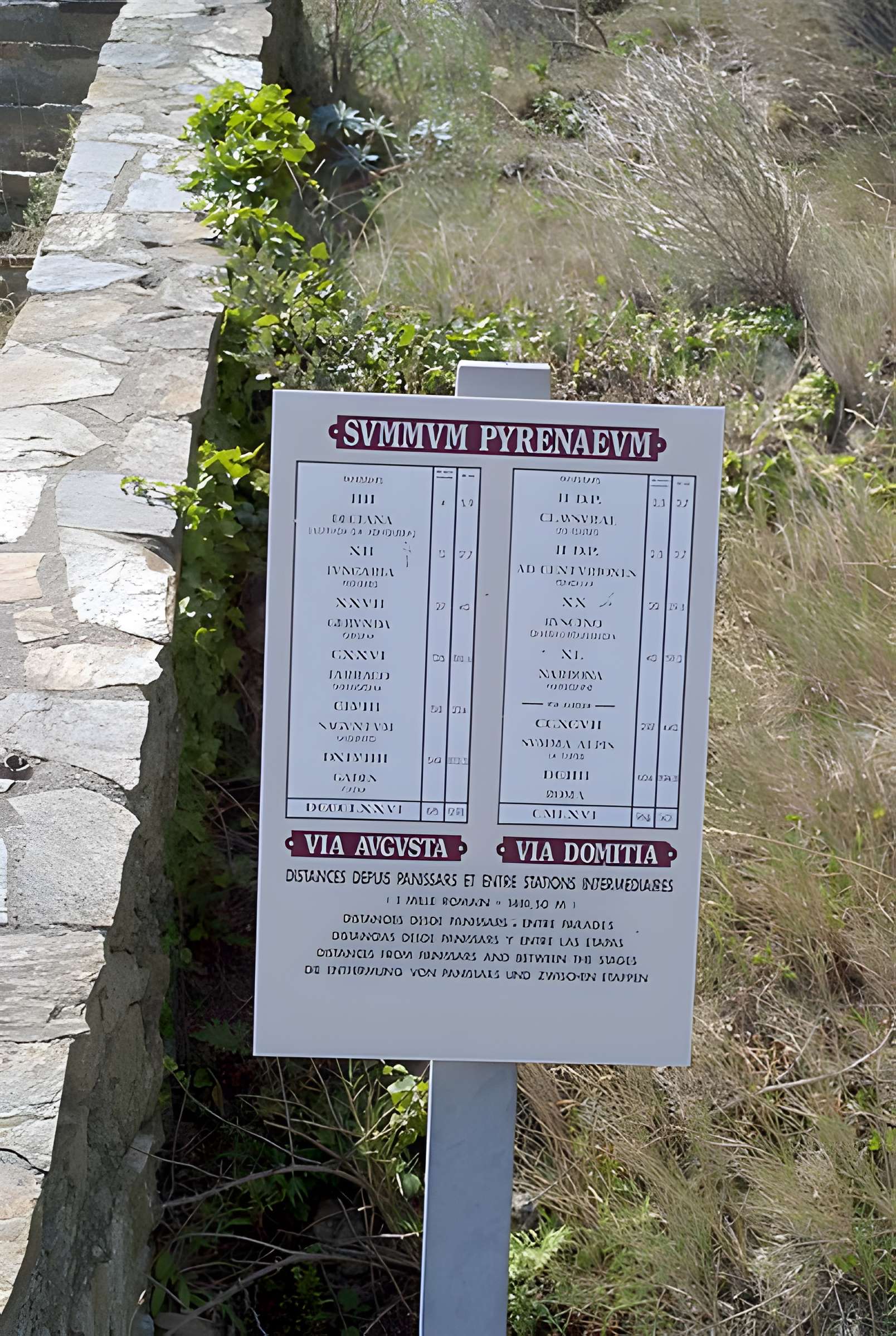 Site archéologique du Panissars, situé au col de Panissars