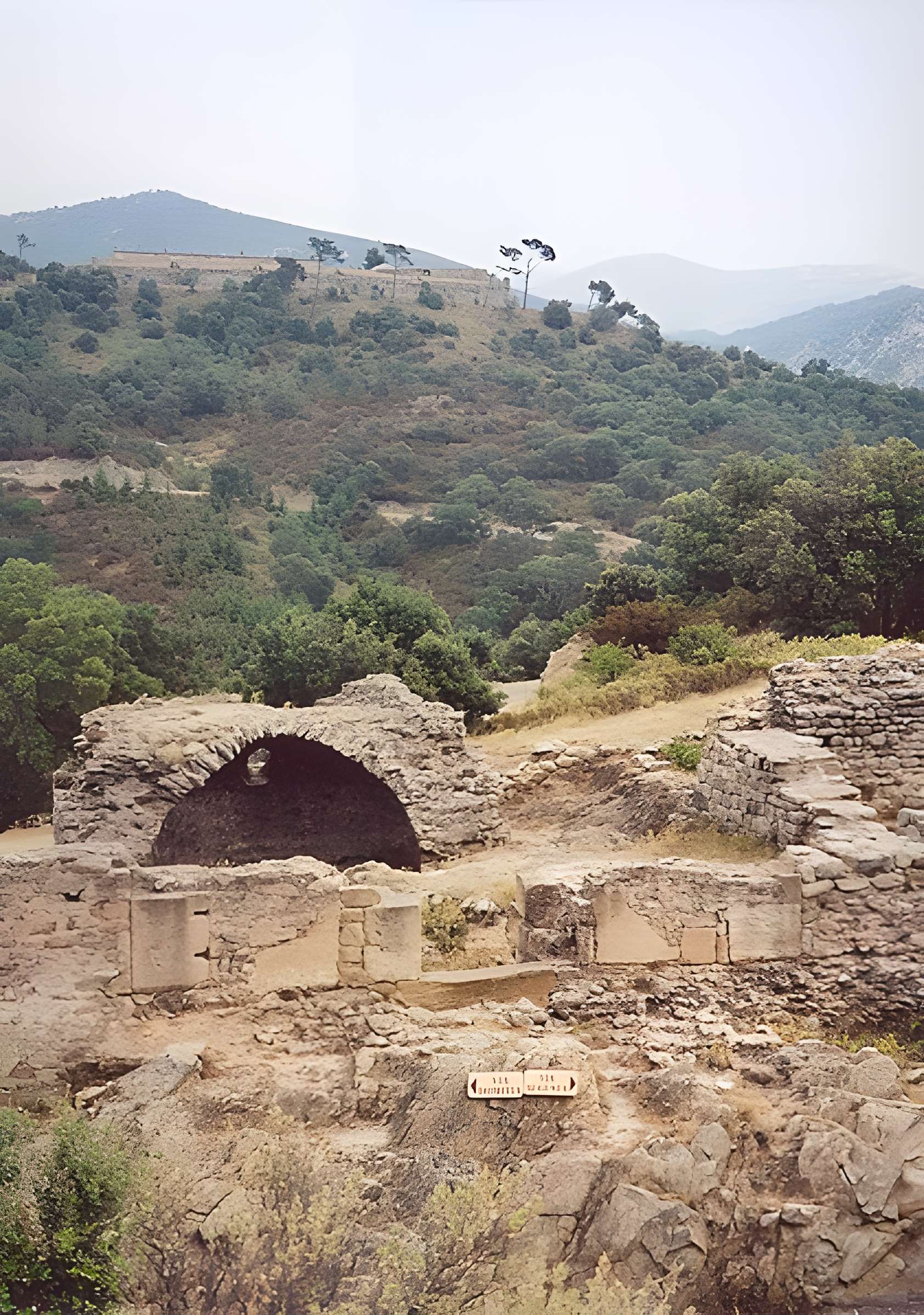 Site archéologique du Panissars, situé au col de Panissars