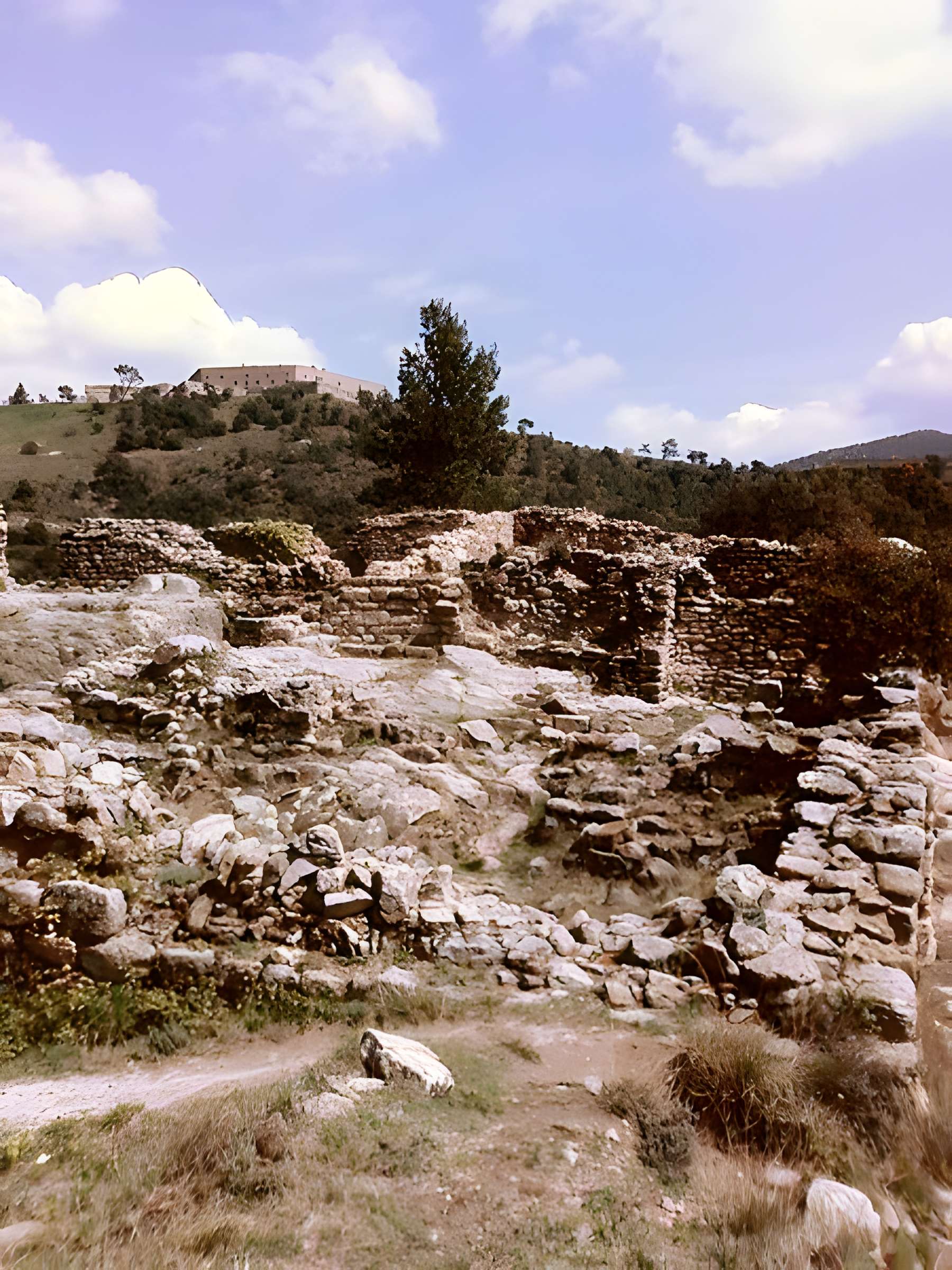 Site archéologique du Panissars, situé au col de Panissars