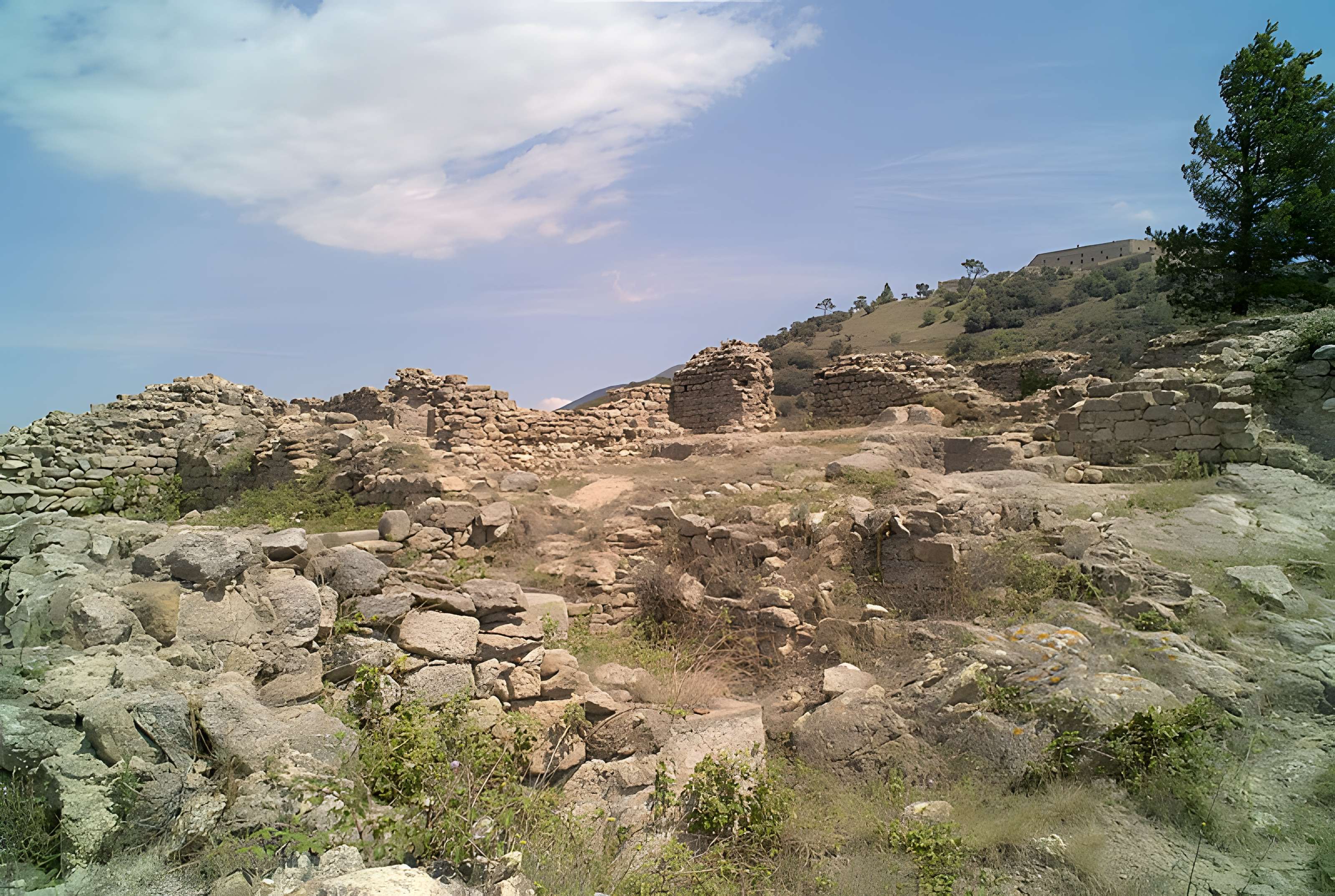 Site archéologique du Panissars, situé au col de Panissars