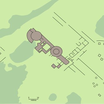 Ruines gallo-romaines des Fontaines Salées également sur commune de Saint-Père