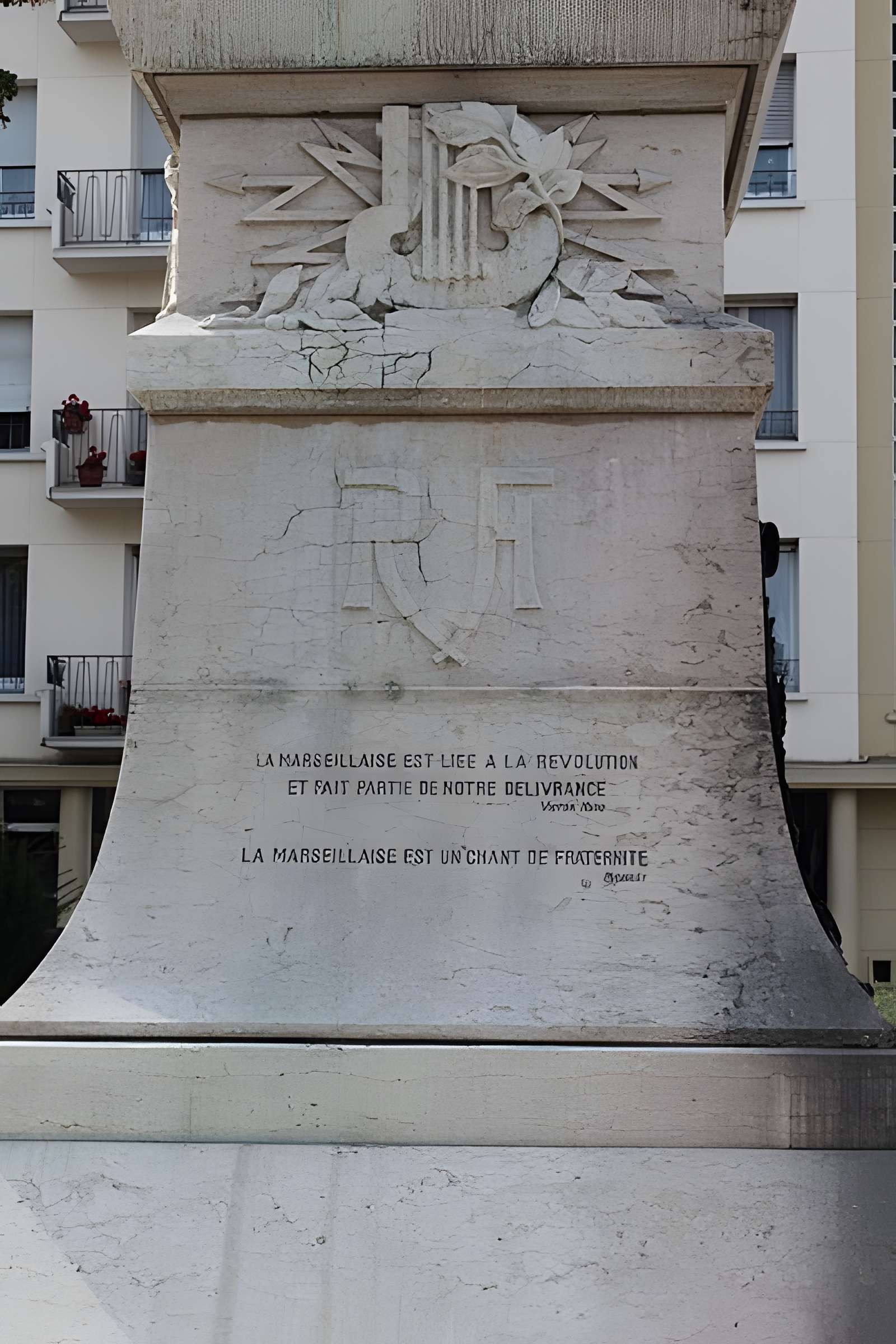 Monument commémoratif, dit statue de Rouget de Lisle