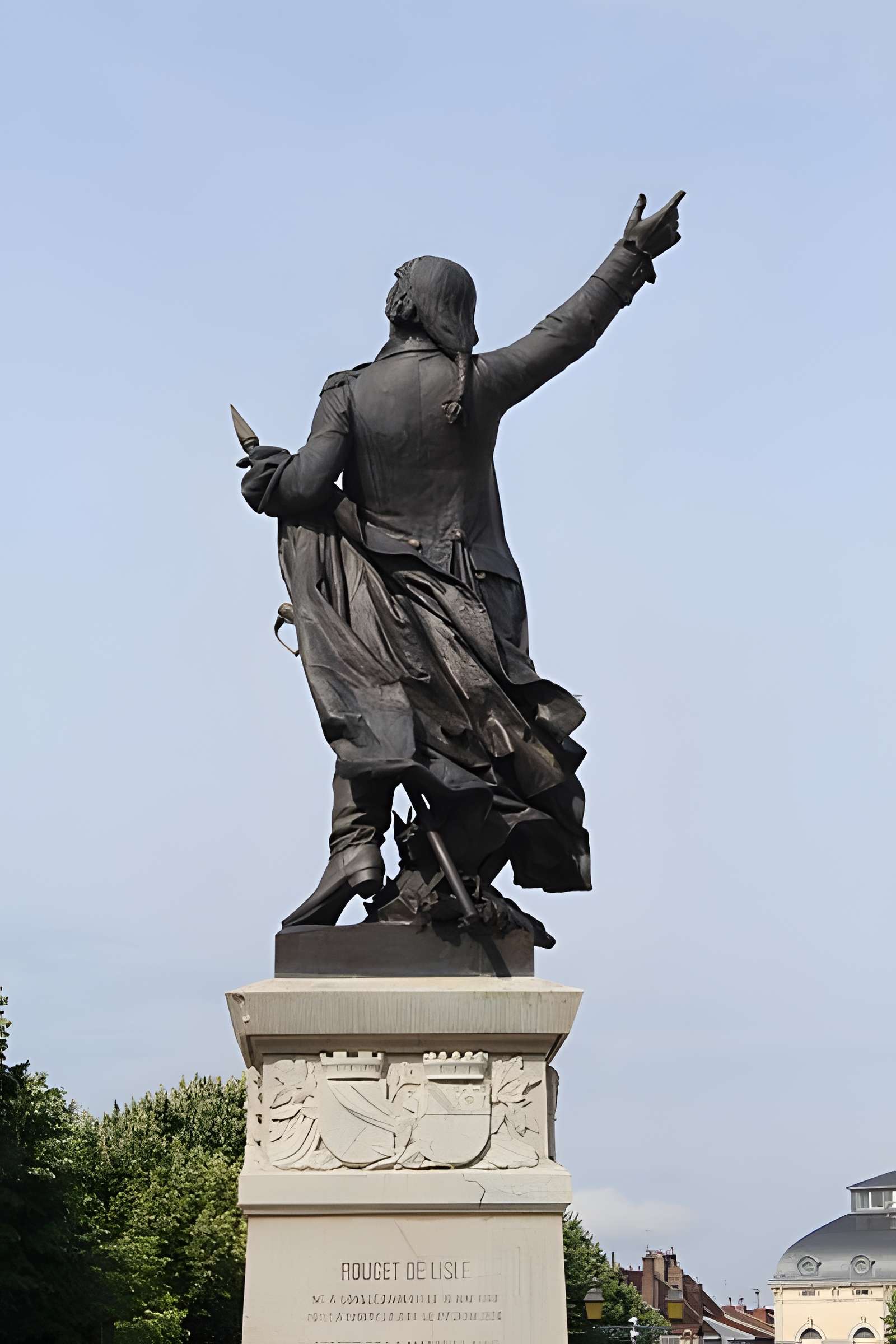 Monument commémoratif, dit statue de Rouget de Lisle
