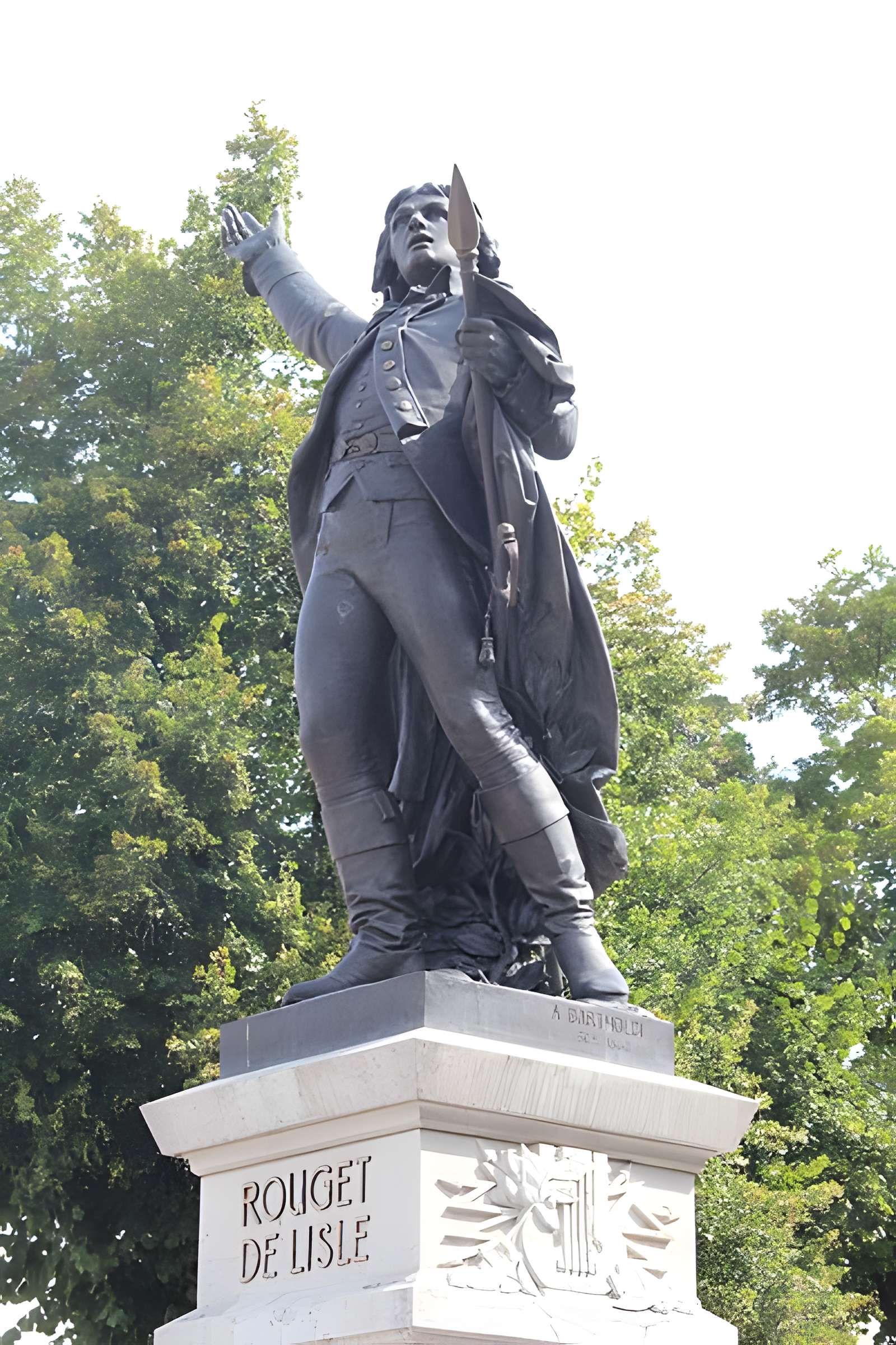 Monument commémoratif, dit statue de Rouget de Lisle
