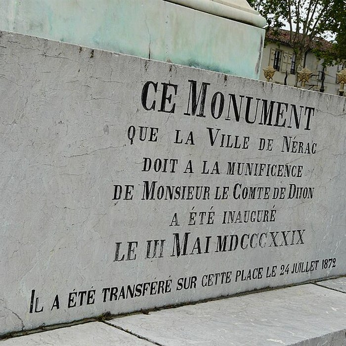 Photo de Statue dHenri IV à Nérac