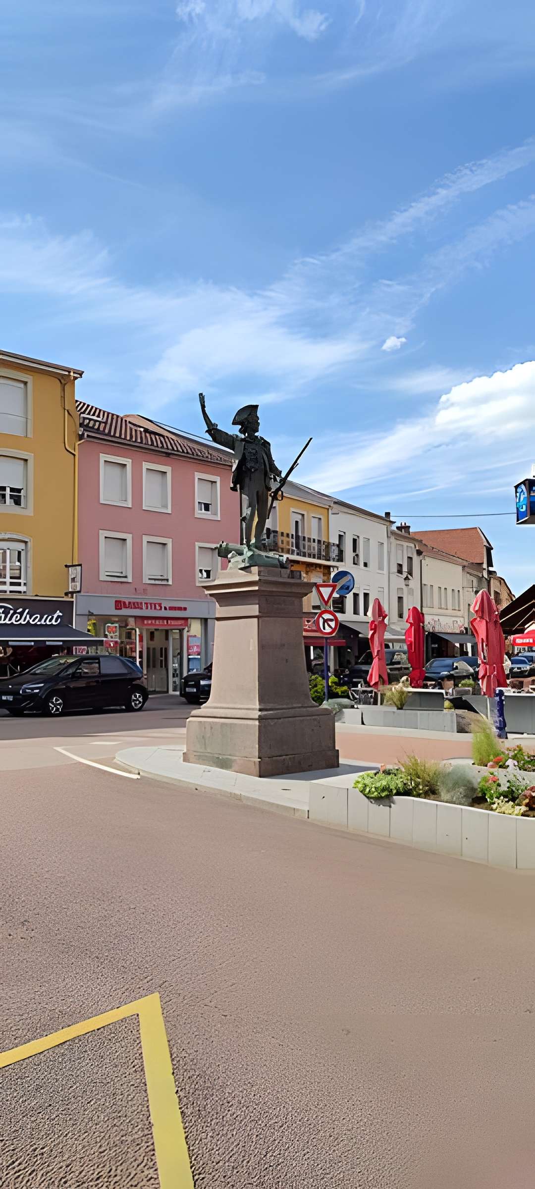 Statue du Volontaire de 1792 à Remiremont