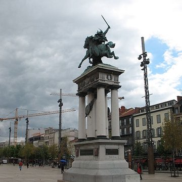 Statue équestre de Vercingétorix à Clermont-Ferrand