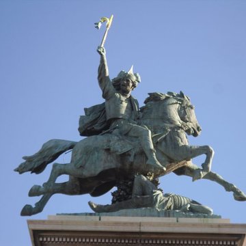 Statue équestre de Vercingétorix à Clermont-Ferrand
