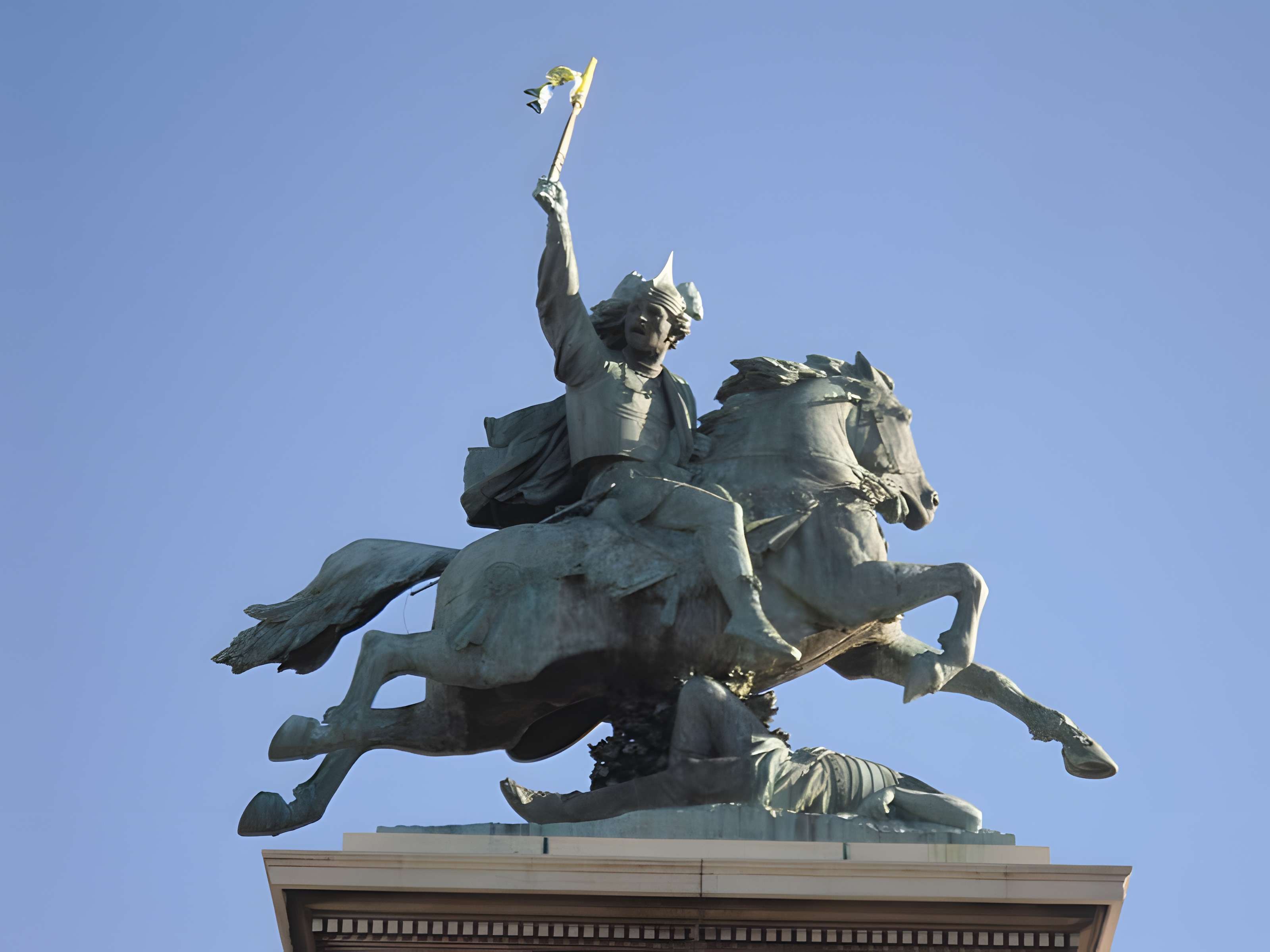 Statue équestre de Vercingétorix à Clermont-Ferrand