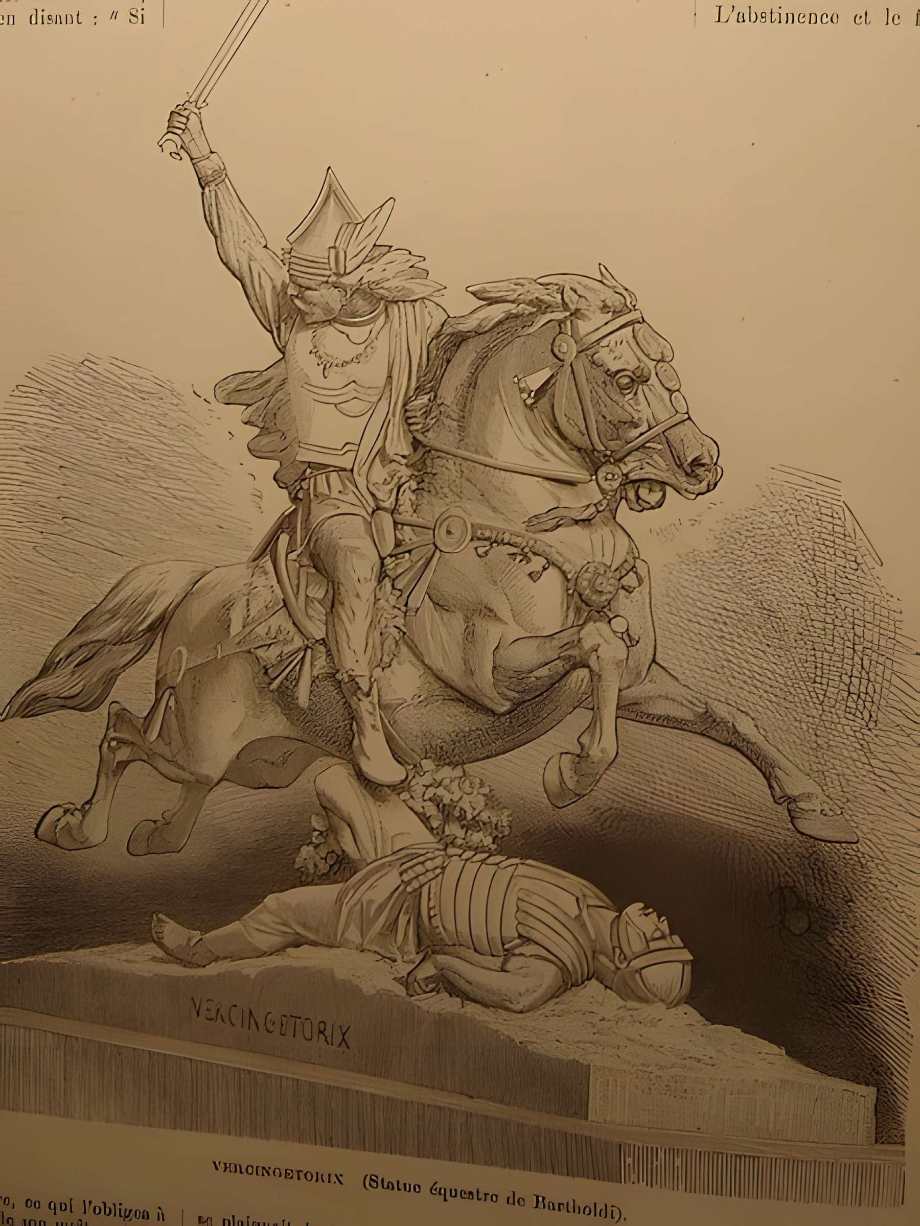 Statue équestre de Vercingétorix à Clermont-Ferrand