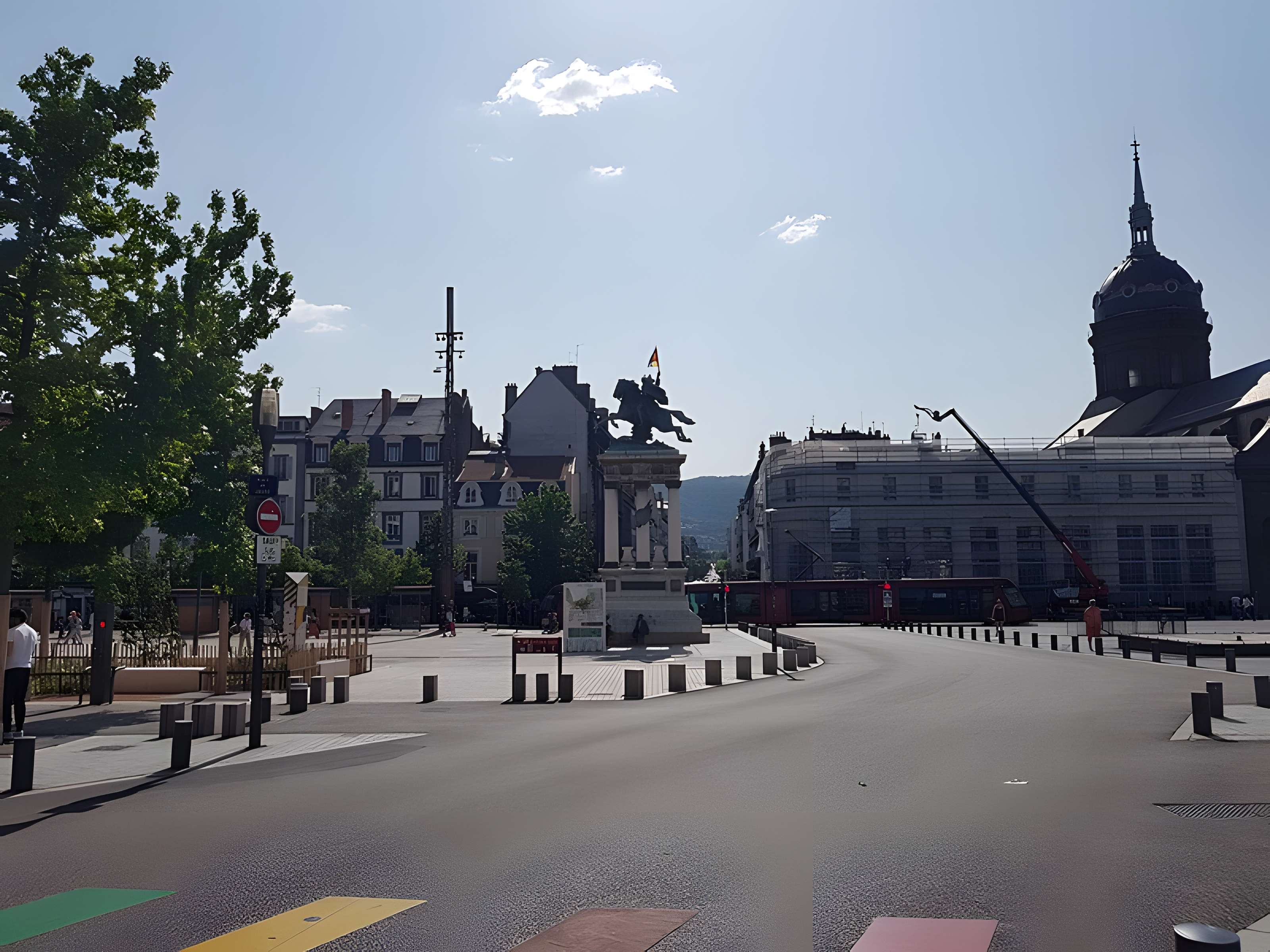 Statue équestre de Vercingétorix à Clermont-Ferrand