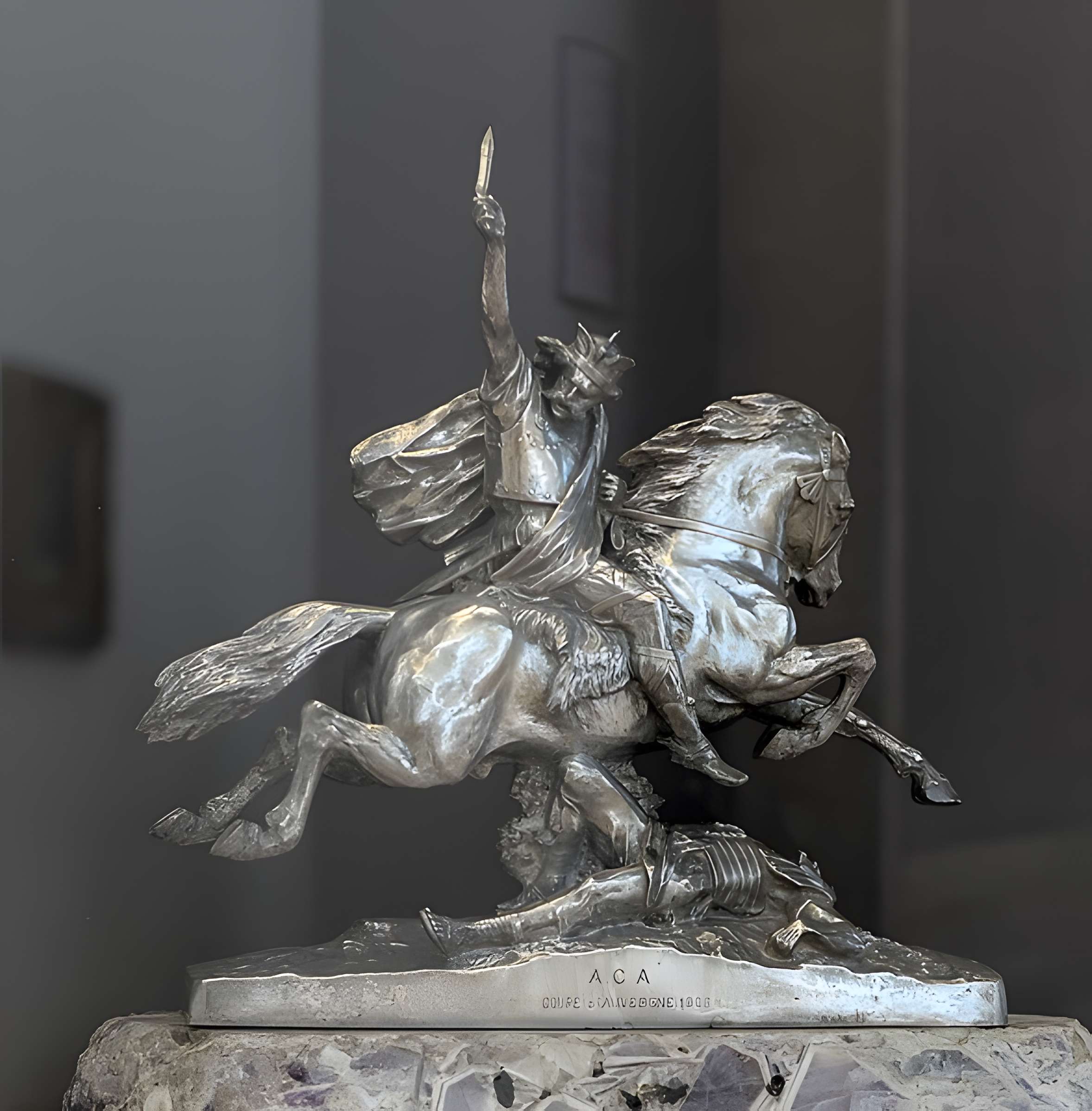 Statue équestre de Vercingétorix à Clermont-Ferrand