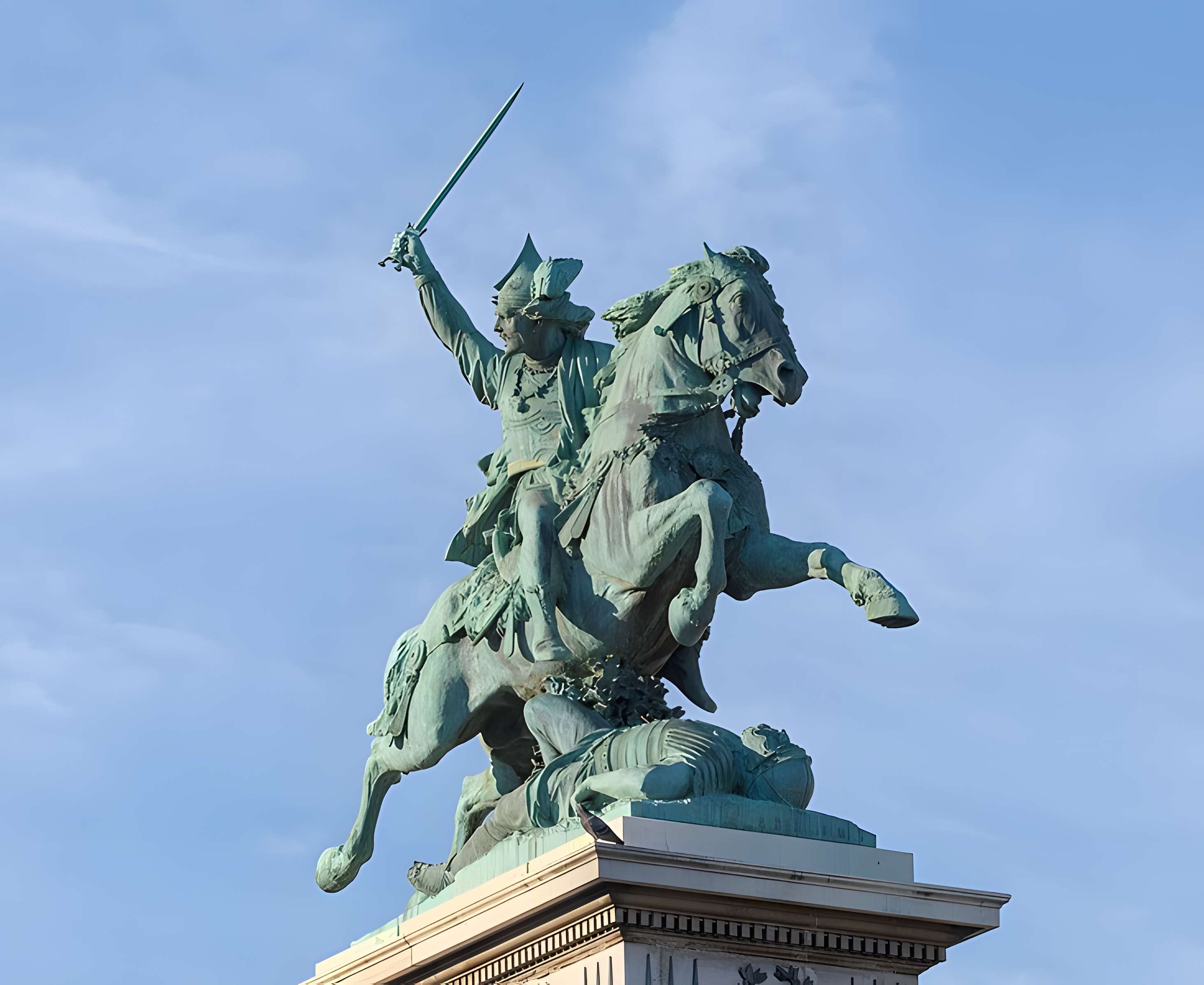 Statue équestre de Vercingétorix à Clermont-Ferrand