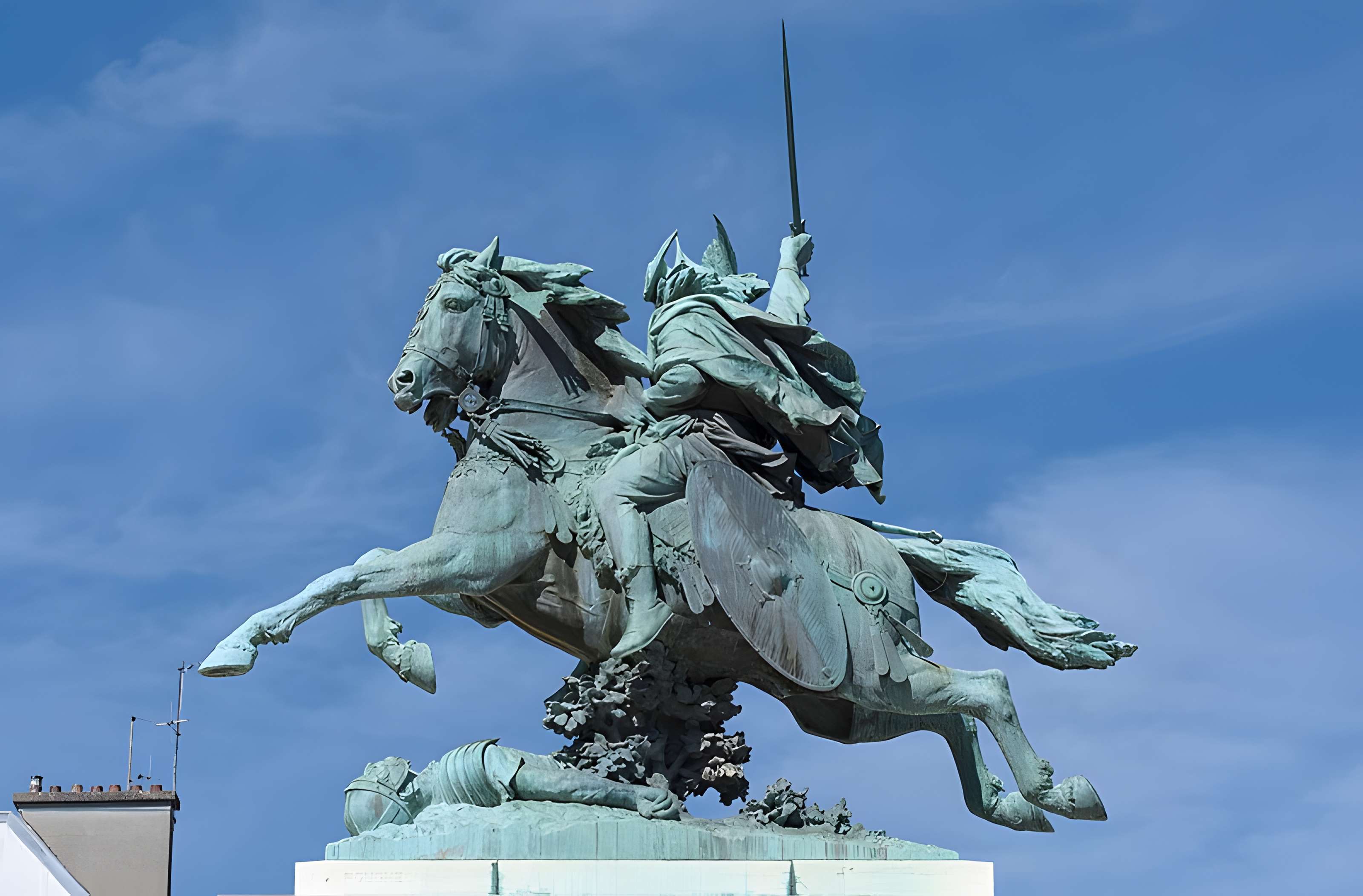 Statue équestre de Vercingétorix à Clermont-Ferrand