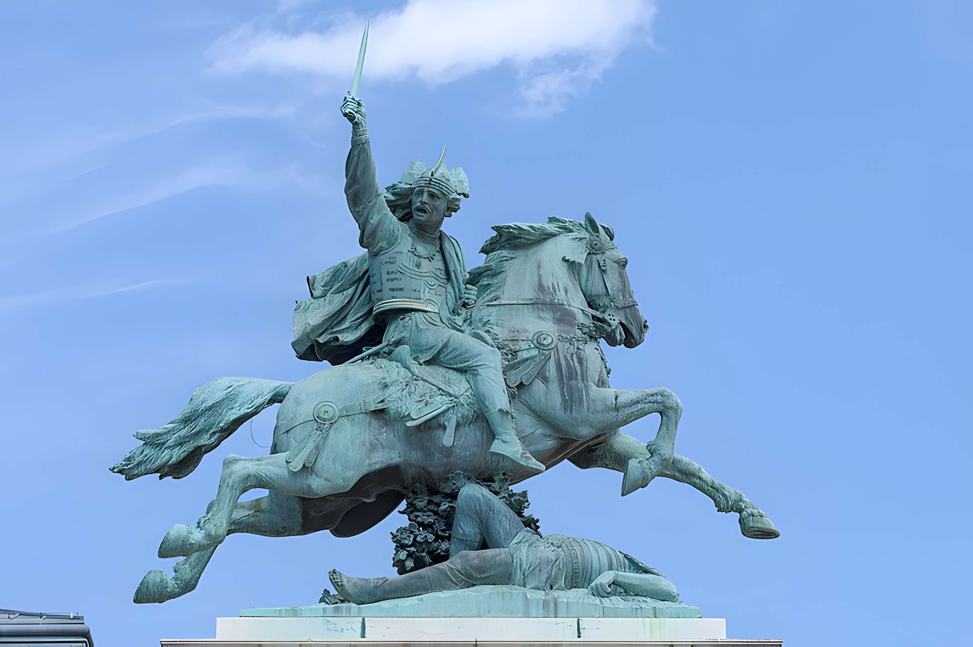 Statue équestre de Vercingétorix à Clermont-Ferrand