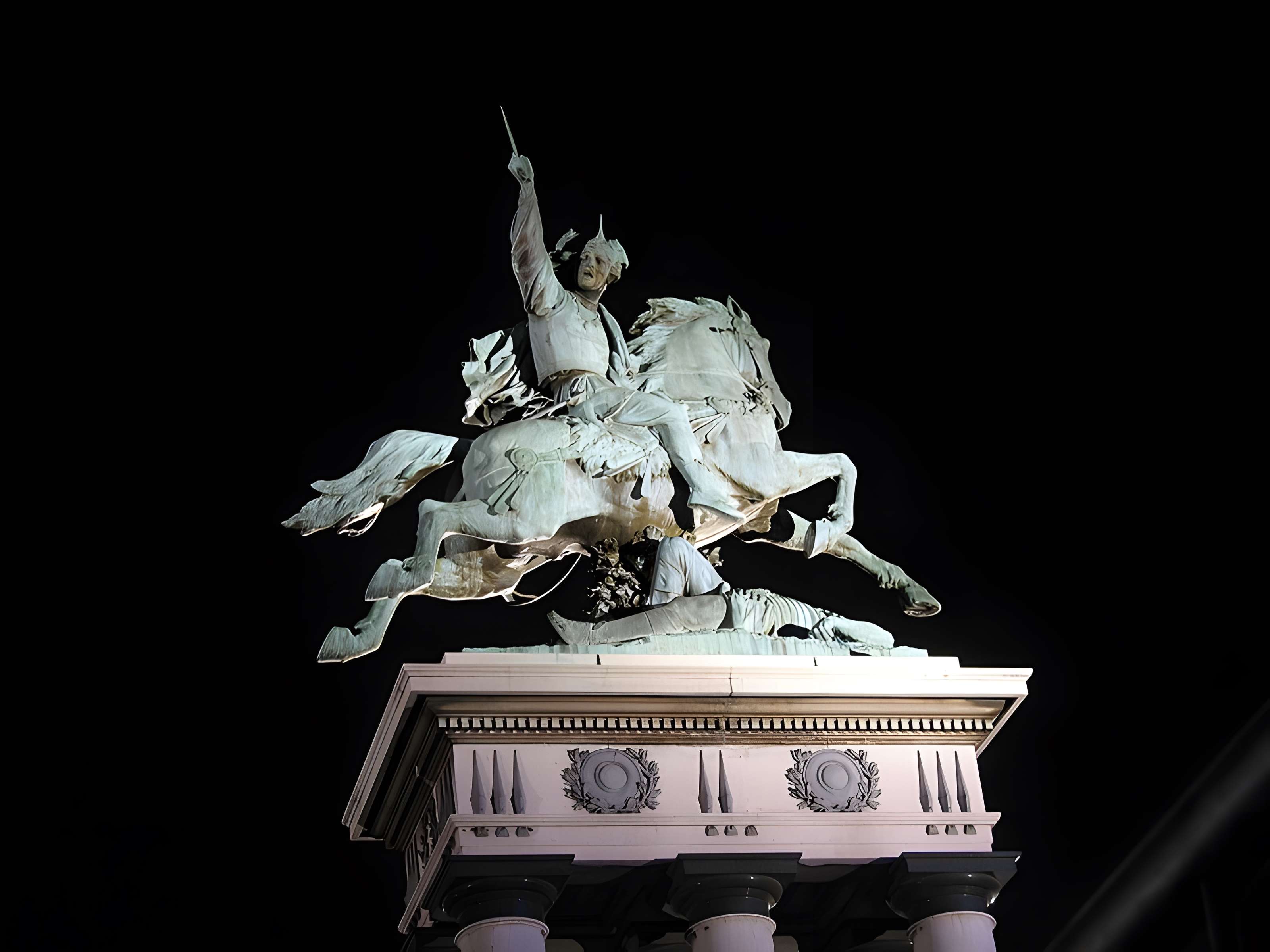 Statue équestre de Vercingétorix à Clermont-Ferrand