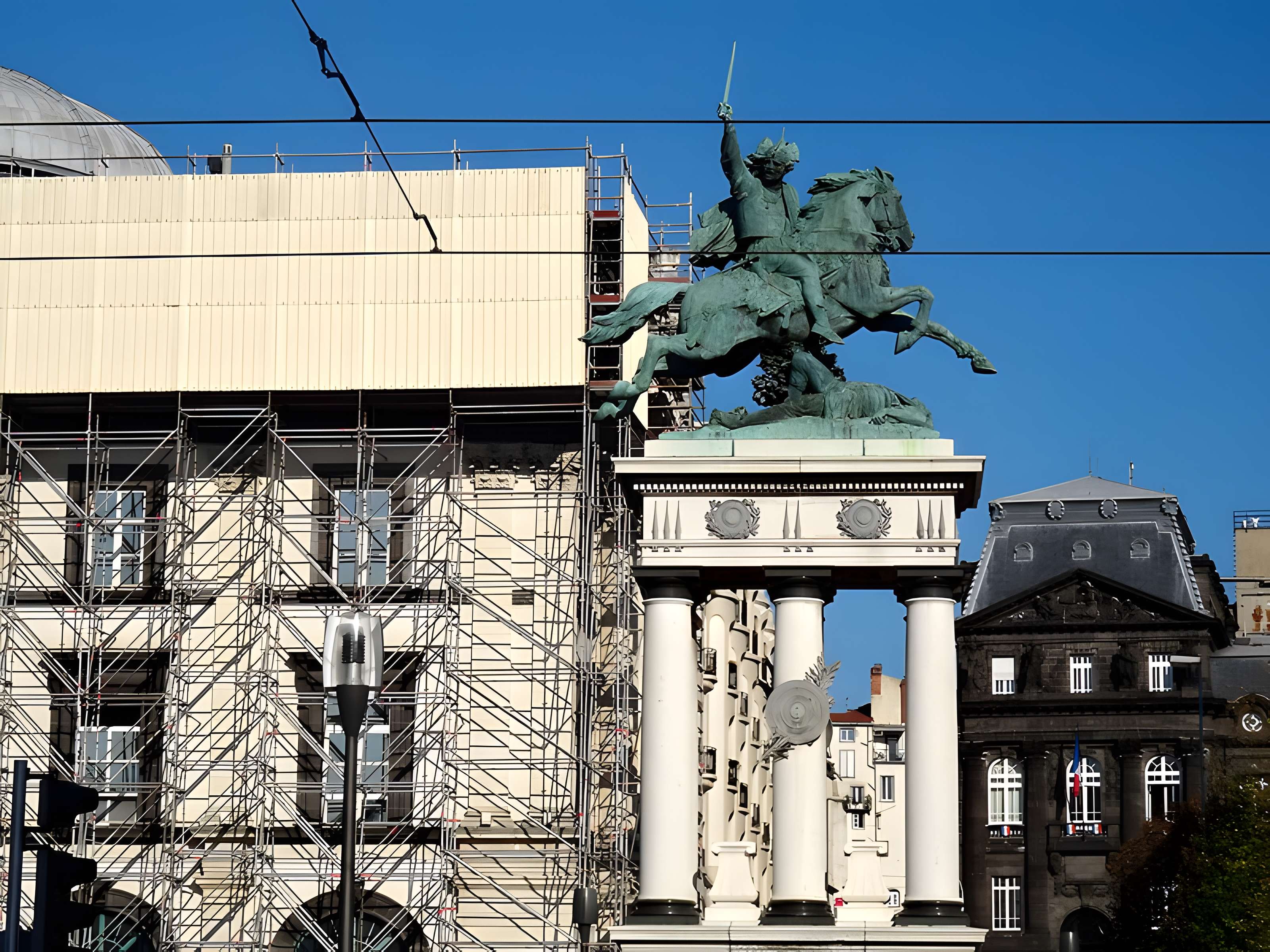Statue équestre de Vercingétorix à Clermont-Ferrand