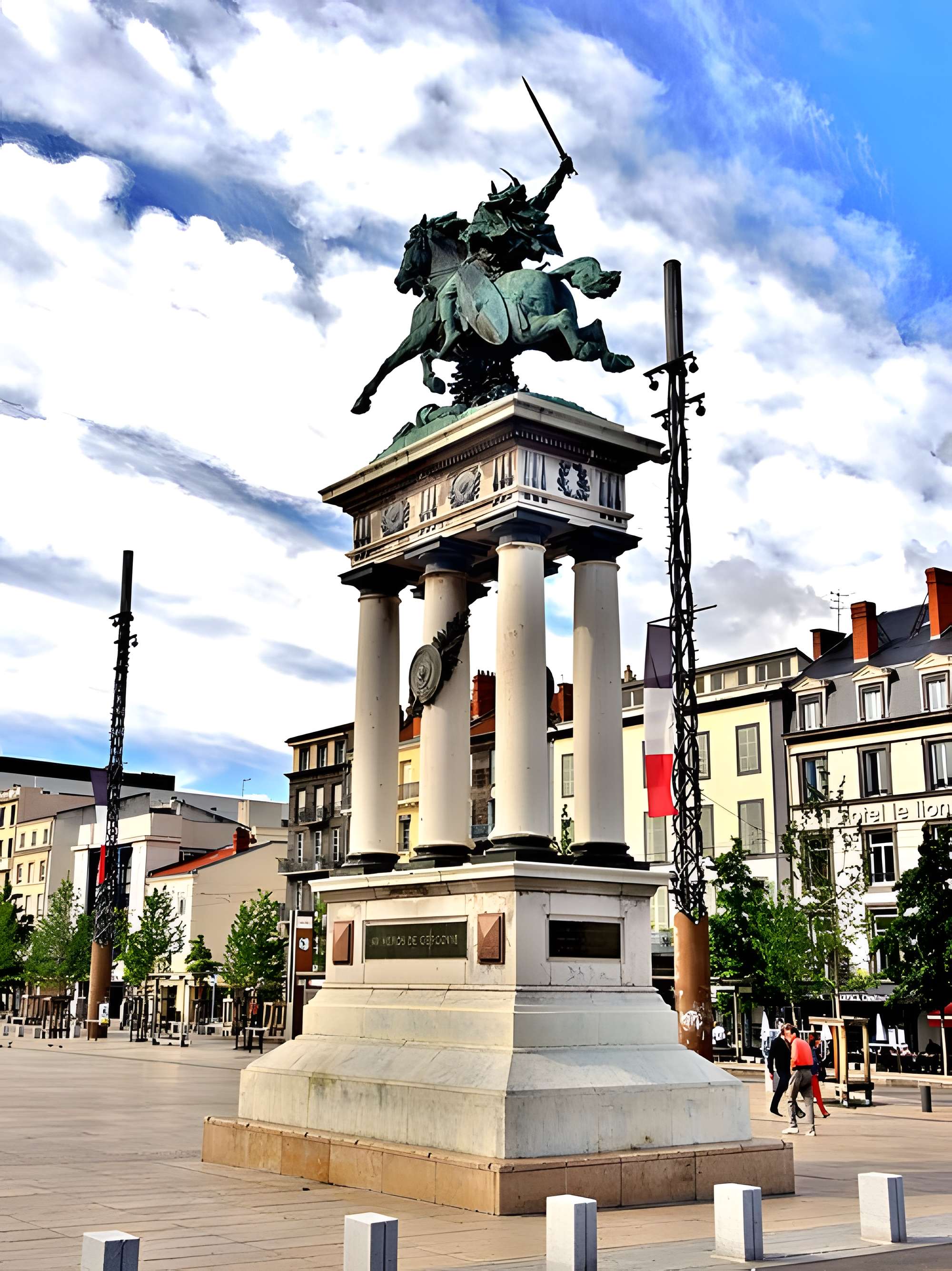 Statue équestre de Vercingétorix à Clermont-Ferrand