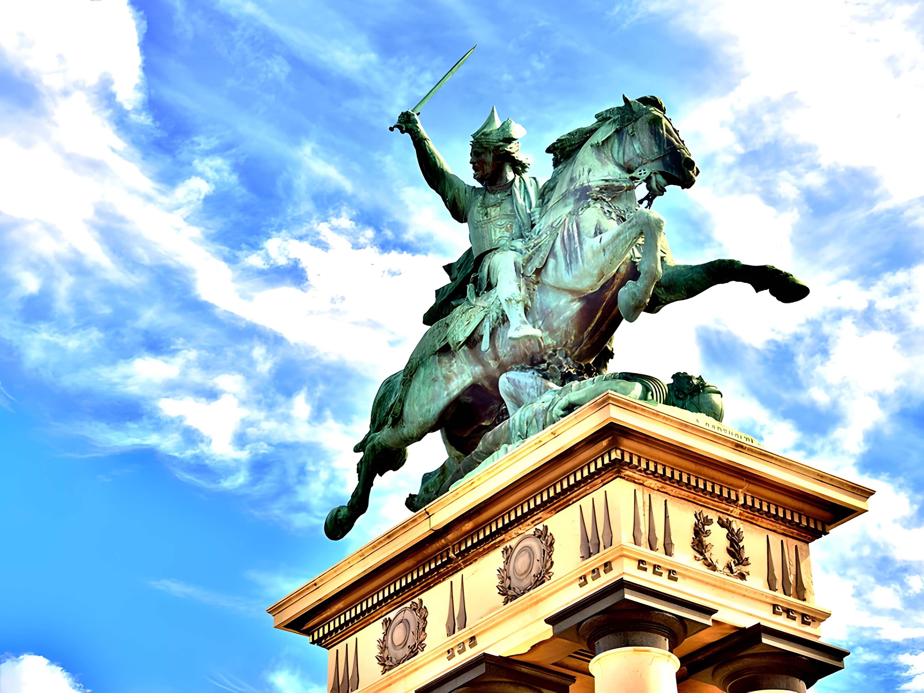 Statue équestre de Vercingétorix à Clermont-Ferrand